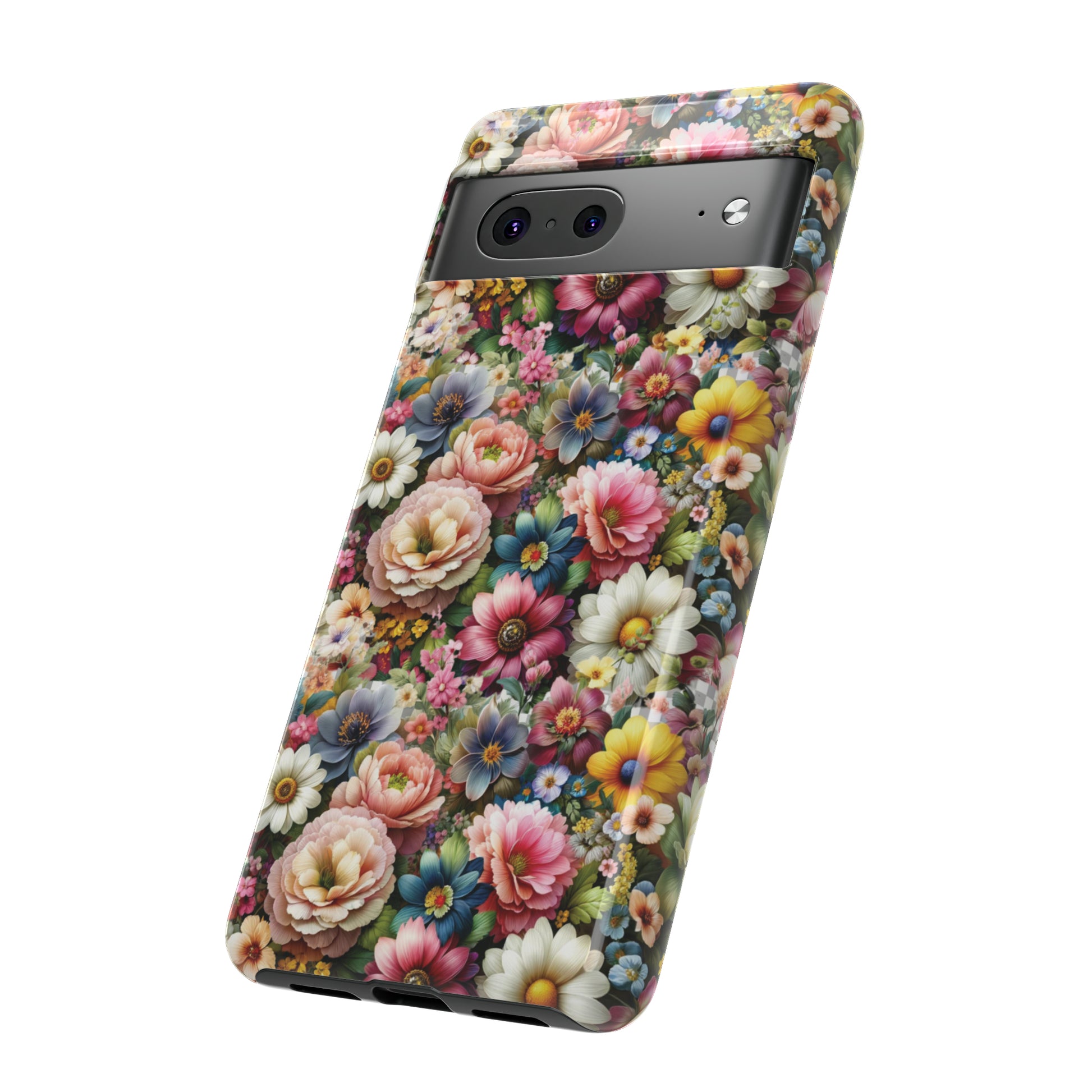 Floral Luxury Phone Tough Case Floral Elegant Durable Stylish for Modern Devices iPhone 15, Samsung iPhone Samsung Accessory Gift for Her.