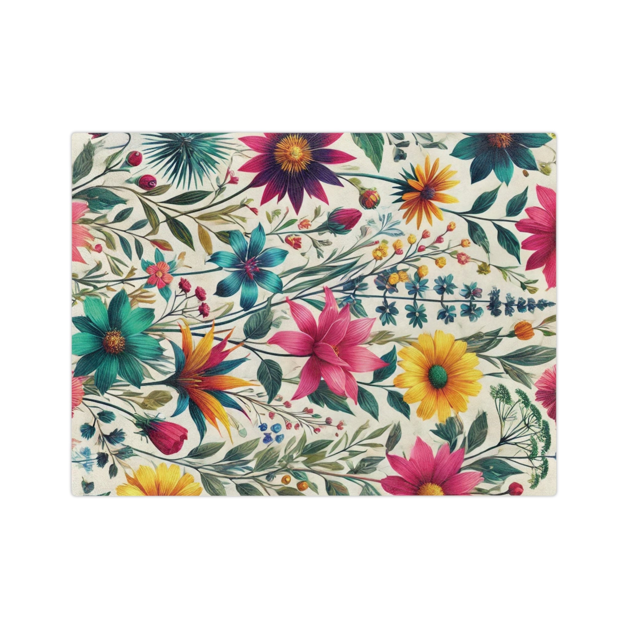 Wildflowers Boho Chic Throw Ultra-Soft Minky Blanket Cozy Comfort Blanket Elegant Home Decor Plush Microfiber for Maximum Comfort Blanket, Perfect for Snuggling Decor, Cozy All-Season Warmth, Housewarming Gift Throw - MRSBYVALLE