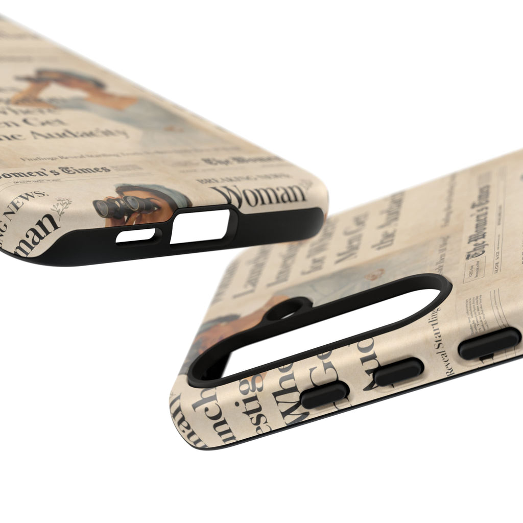 Funny Vintage Sarcastic Women Phone Case | Retro Sarcasm Text Design