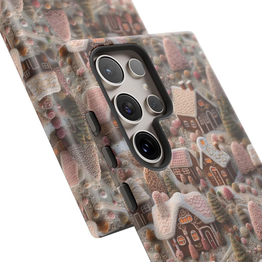 Gingerbread House 3D Phone Case Durable for iPhone Samsung Gift iPhone 15, 14, 13 Samsung Pixel Gift for Mom Accessory Gift for Her