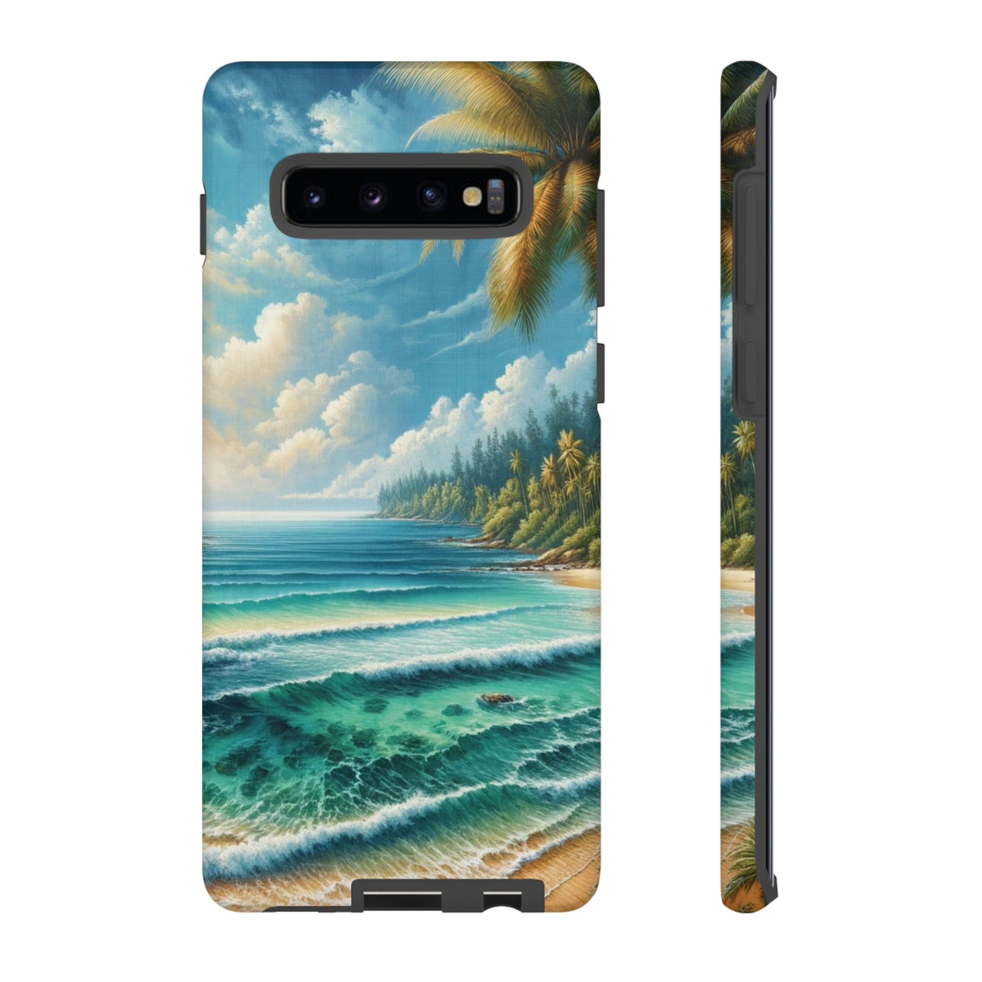 Coastal Serenity Ocean Beach View Protective Phone Case Gift for Her Phone 15, Samsung iPhone Samsung Gift for Her Case iPhone 15, Samsung iPhone Samsung Accessory Gift for Her.