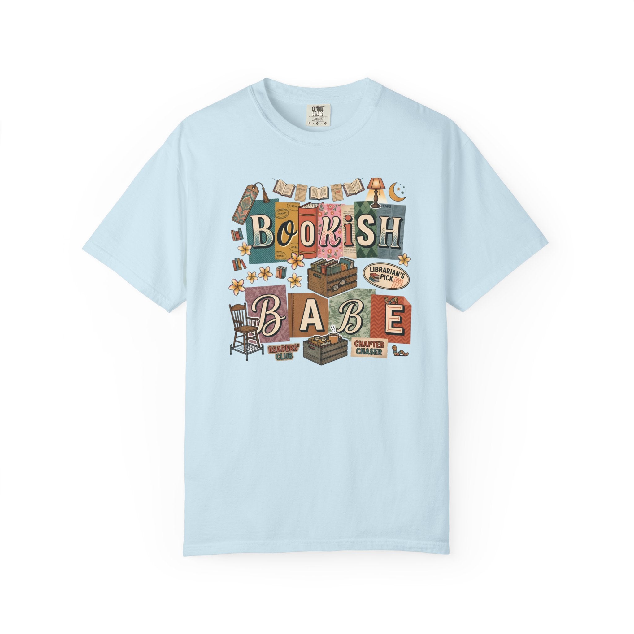 Bookish Babe Reader T-Shirt — Book Lover Tee for Teachers & Avid Readers