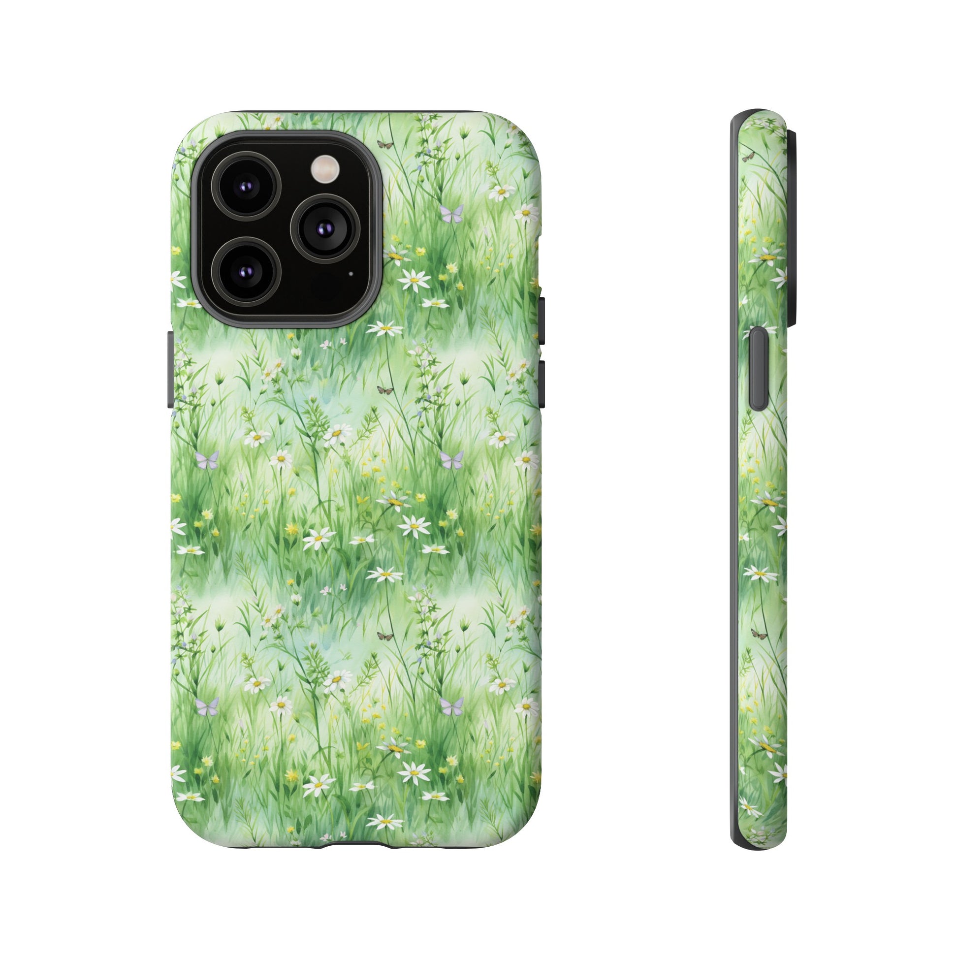 Beautiful Watercolor Grassing Daisy Boho Chic Design Phone Case Protective Cover for All Models Gift for Mom Accessory Gift for Her