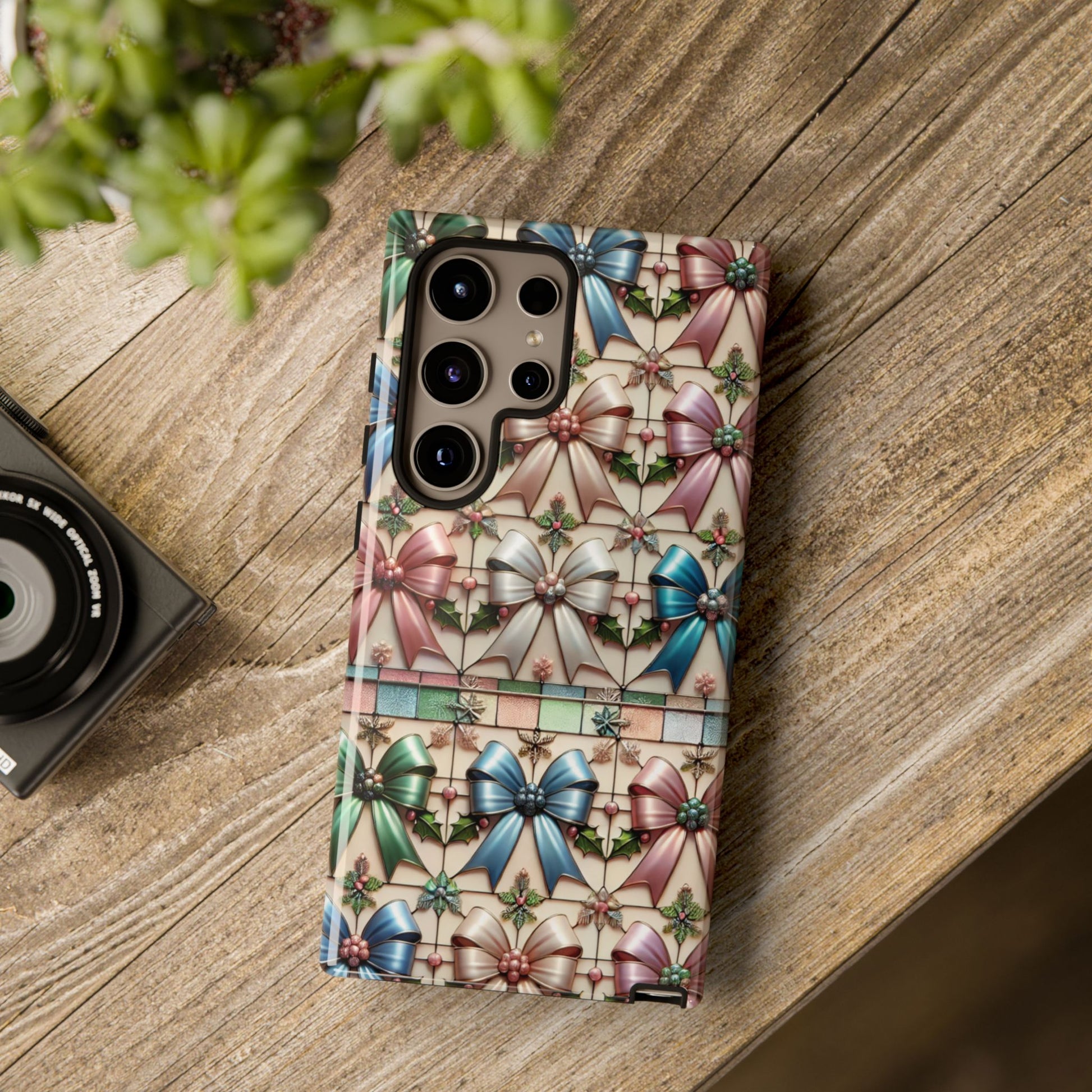 Coquette Bows Pastel Phone Case for iPhone 17 ,  15 14 13 12  21 23 Samsung, and Pixel | Stylish Protective Cover Gift for Her Perfect for Floral Lover