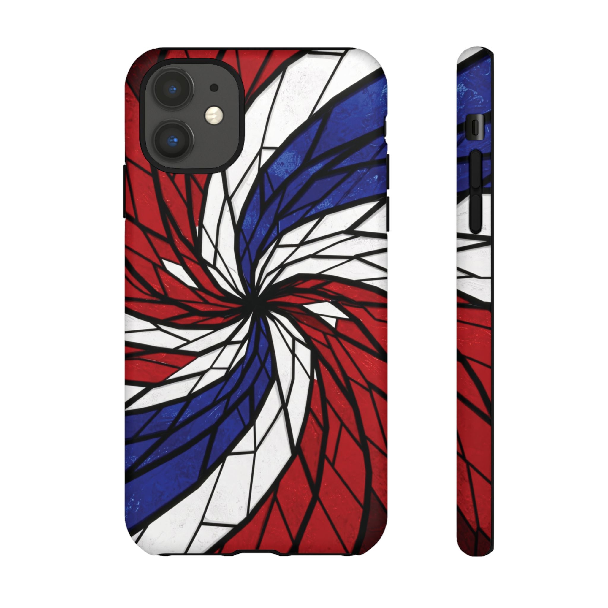 Patriotic Red White & Blue Phone Case – USA Flag Design, Independence Day Gift, Protective Cover for iPhone, Samsung, Pixel