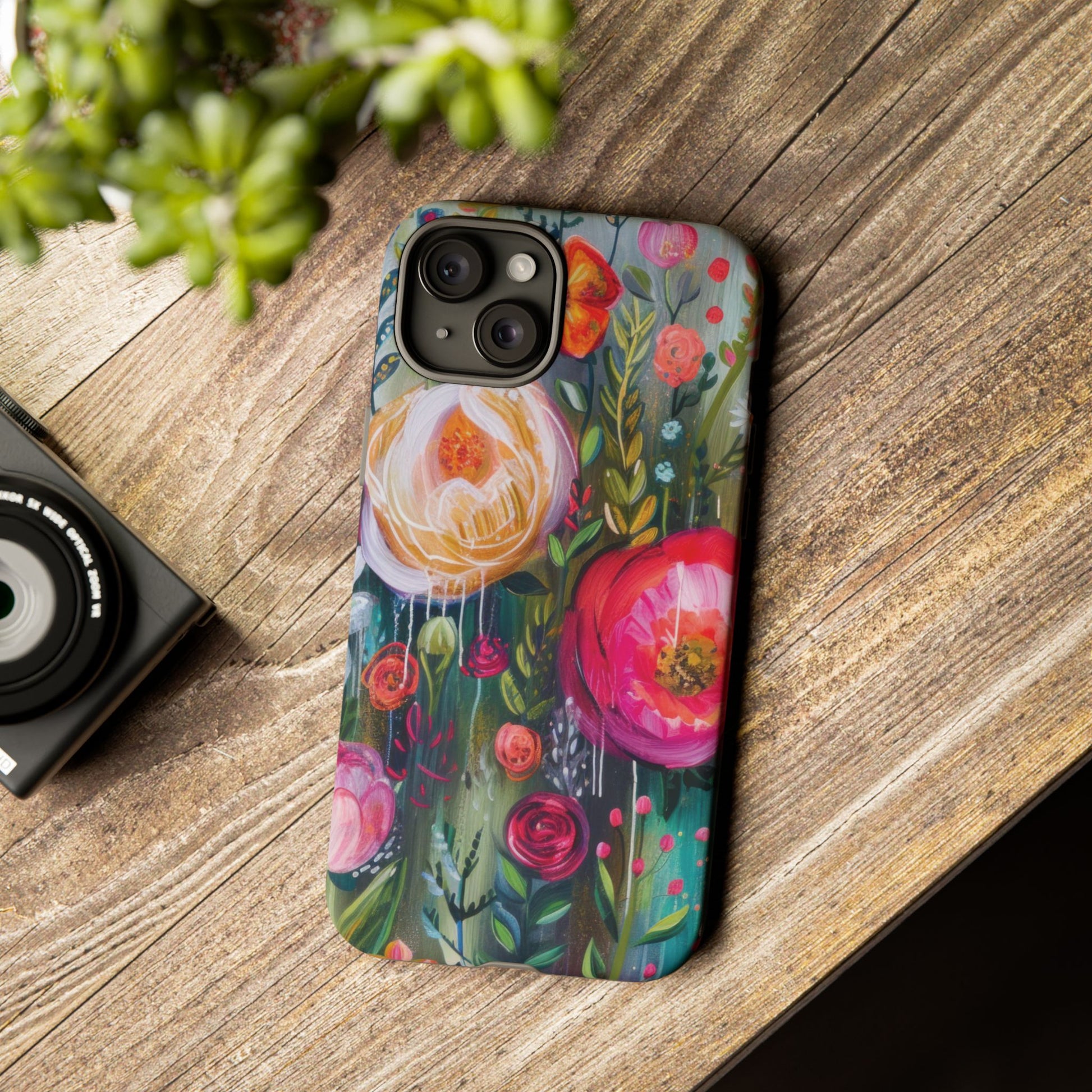 Watercolor Boho Floral Phone Case for iPhone 17 case Samsung, and Pixel | Stylish Protective Cover Gift for Her Perfect for Floral Lover