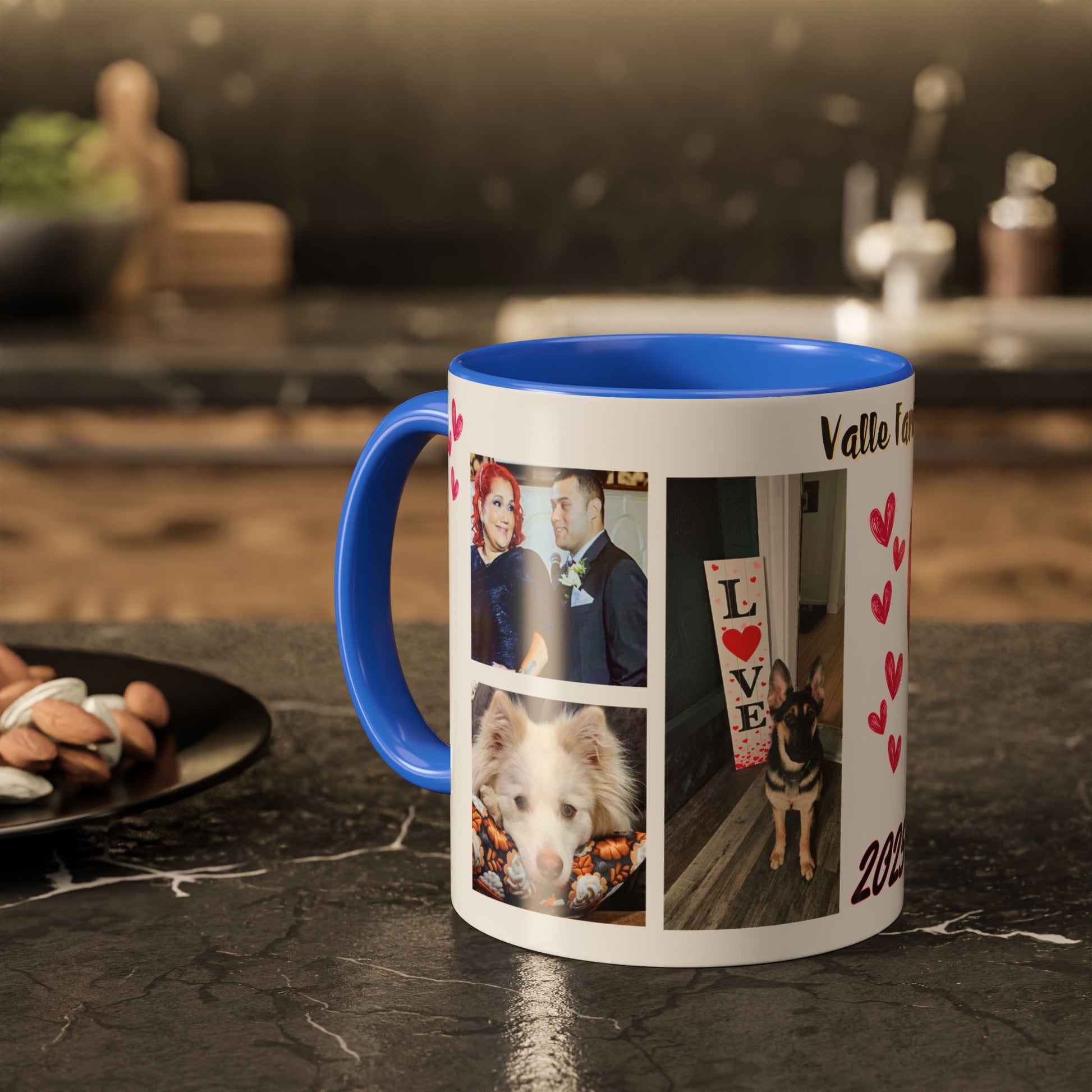 Personalized Photo Collage Coffee Mug, Custom Image Gift for Mom, Mother's Day Present, Colorful 15oz Cup, Birthday Mug, Custom Picture Mug Perfect Giift