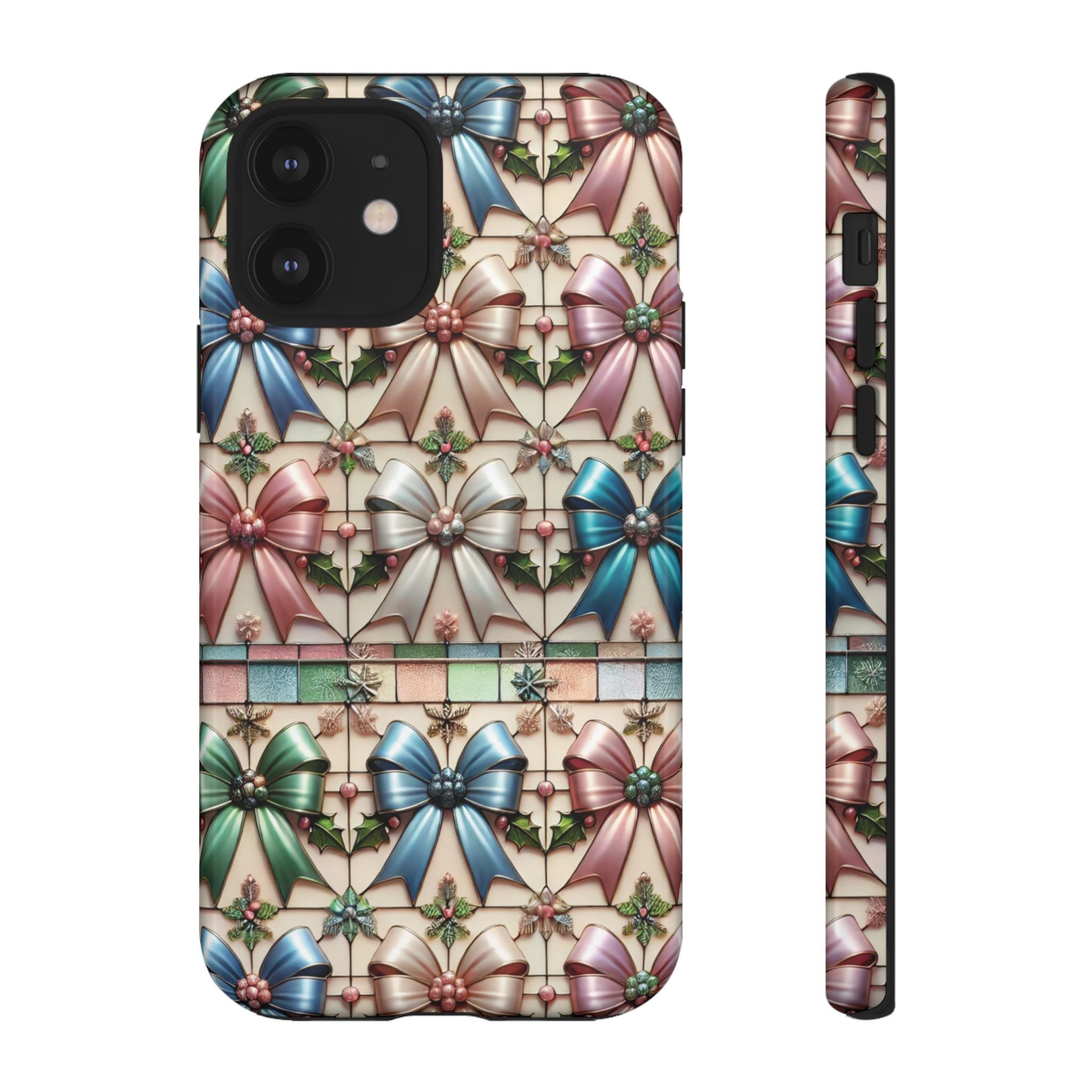 Coquette Bows Pastel Phone Case for iPhone 17 ,  15 14 13 12  21 23 Samsung, and Pixel | Stylish Protective Cover Gift for Her Perfect for Floral Lover