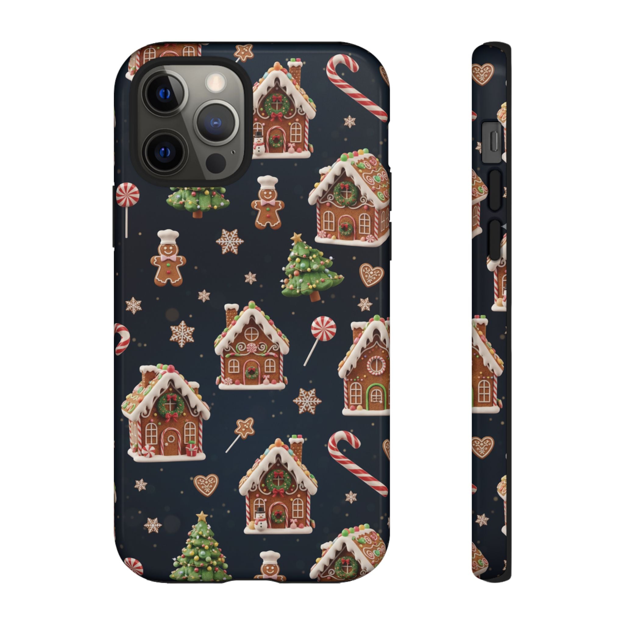 3D Gingerbread House Christmas Phone Case | Premium Holiday Gift Cover for iPhone 17, iPhone, and Samsung Galaxy Gift for Her or Him