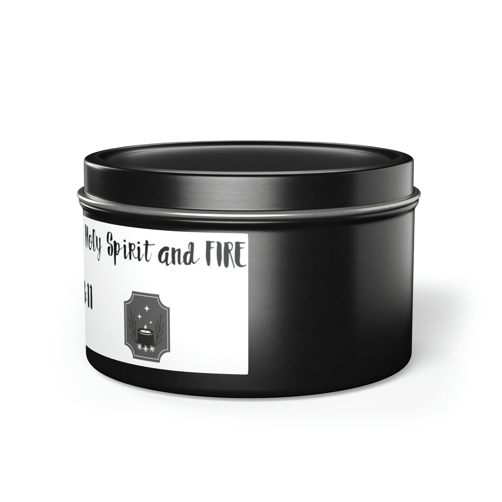 New House Sacred Light Divine Verse Tin Candles Embrace Peace with 4oz/8oz Coconut Soy Wax, Hand-Poured in USA. Lead-Free Wick, 20-40hr Burn. Evergreen, Vanilla, More Spiritual Ambiance Awaits Pure Harmony Grace..