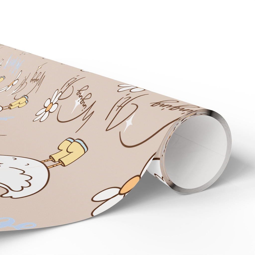 Papiers Cadeaux, Papier Cadeau Motif Oie Rigolote, Jolies Feuilles d'Emballage, Emballage Cadeau Amusant, Papier Cadeau Original, Emballage Cadeau Fantaisiste