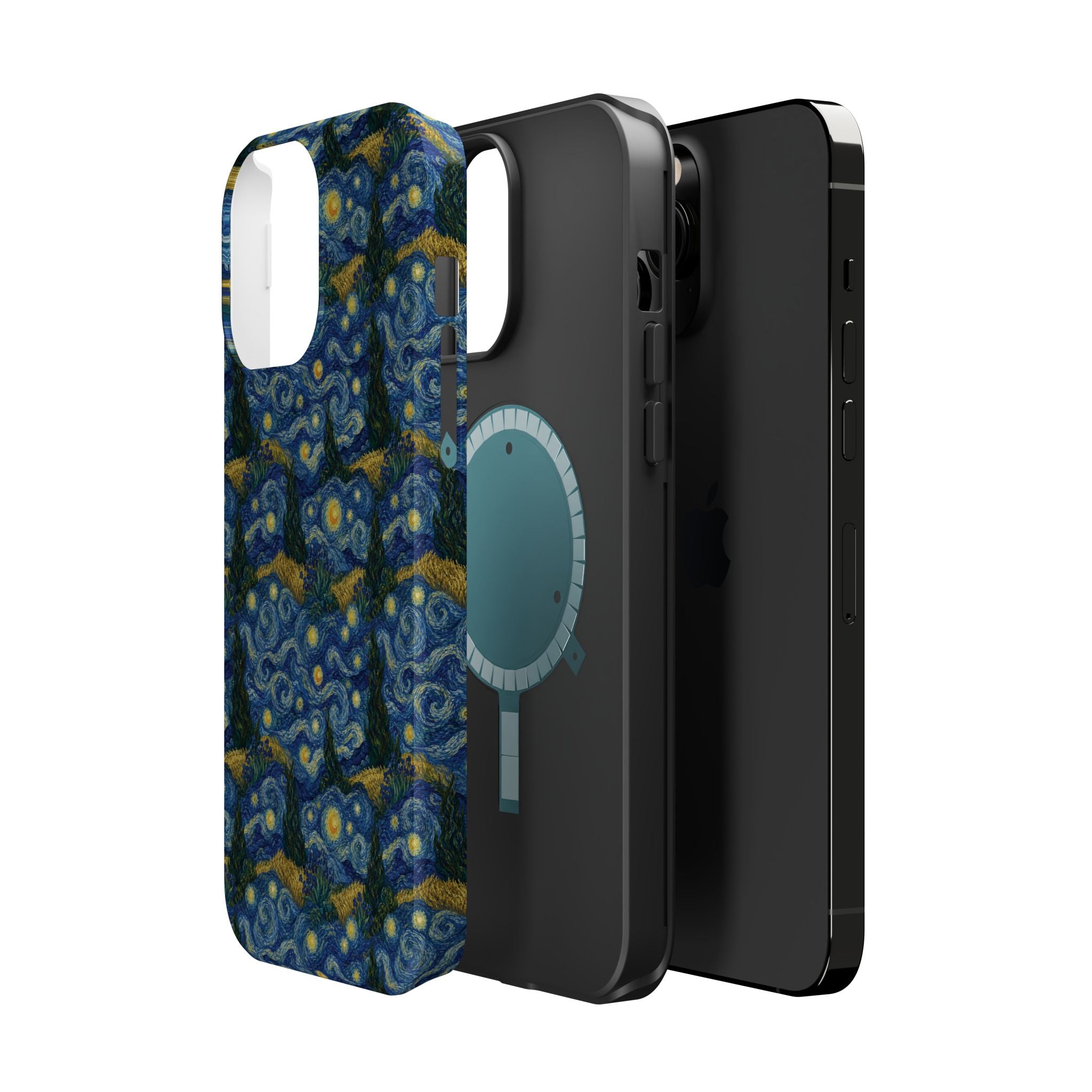 Van Gogh Illusion Magnetic Phone Case — Elegant Impact‑Resistant Art Lover Design
