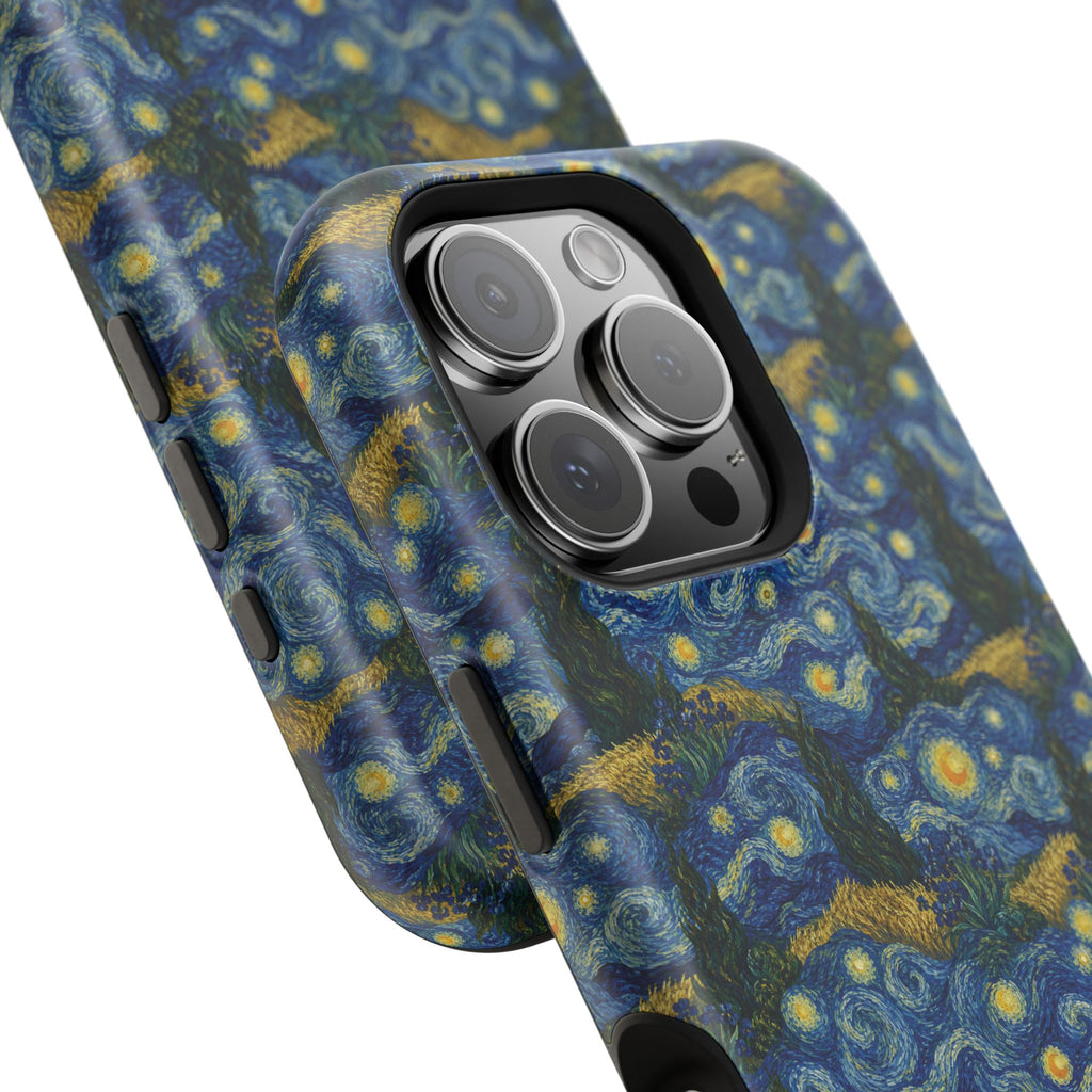 Van Gogh Illusion Magnetic Phone Case — Elegant Impact‑Resistant Art Lover Design