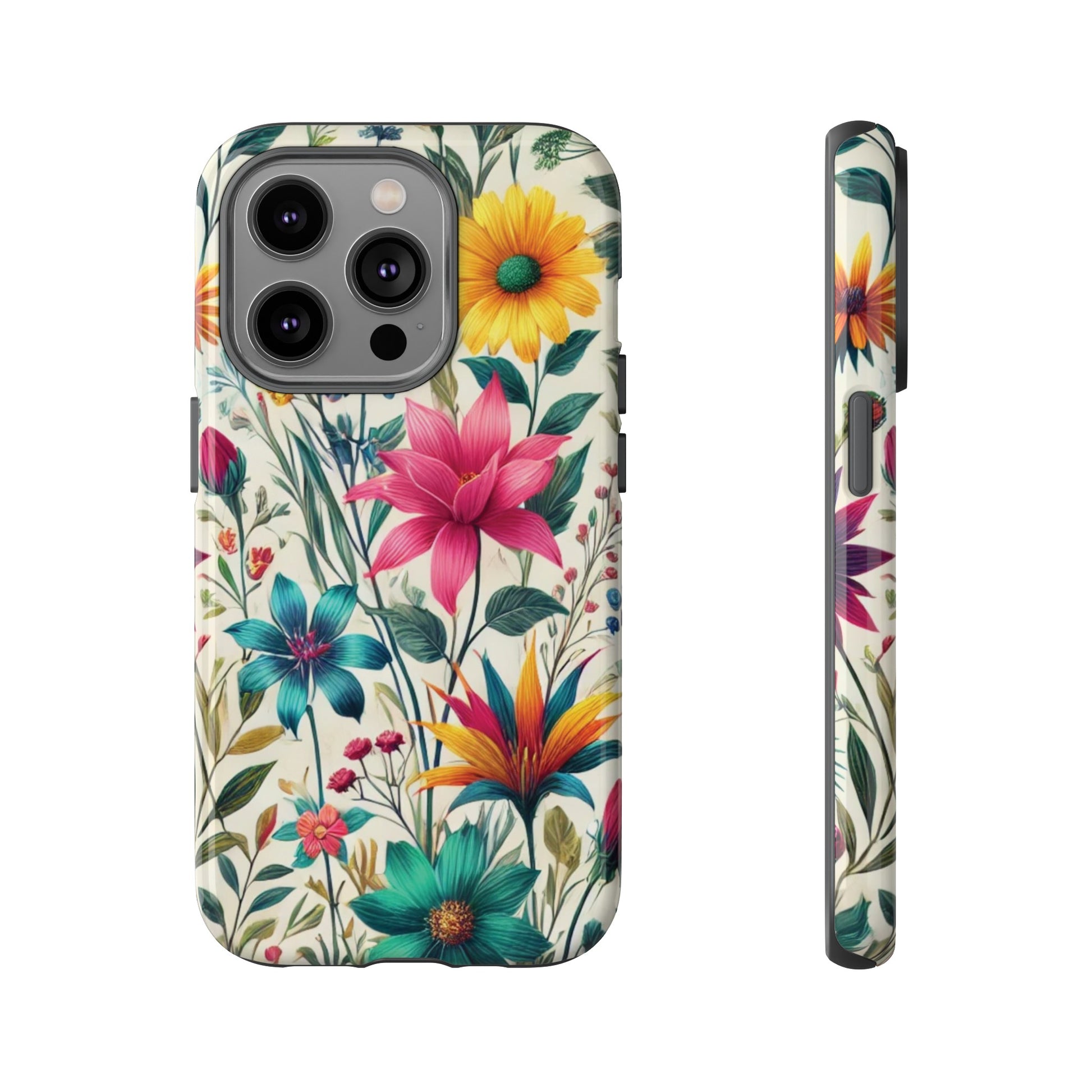Wildflowers Boho Chic Design Phone Case - Stylish, Protective Cover for All Models Gift for Mom Accessory Gift for Her