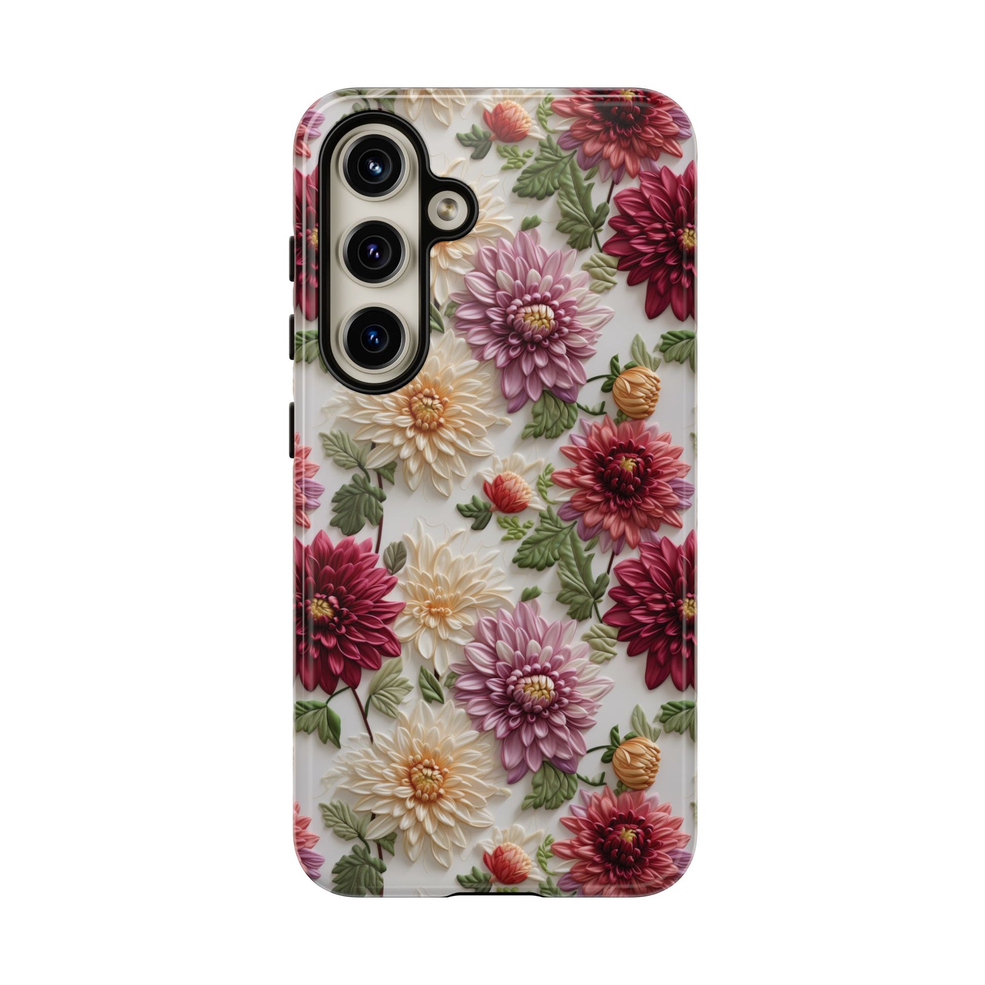 Floral Fall Phone Case for iPhone 16 pro15 14 13 12  21 23 Samsung, and Pixel | Stylish Protective Cover Gift for Her Perfect for Floral Lover