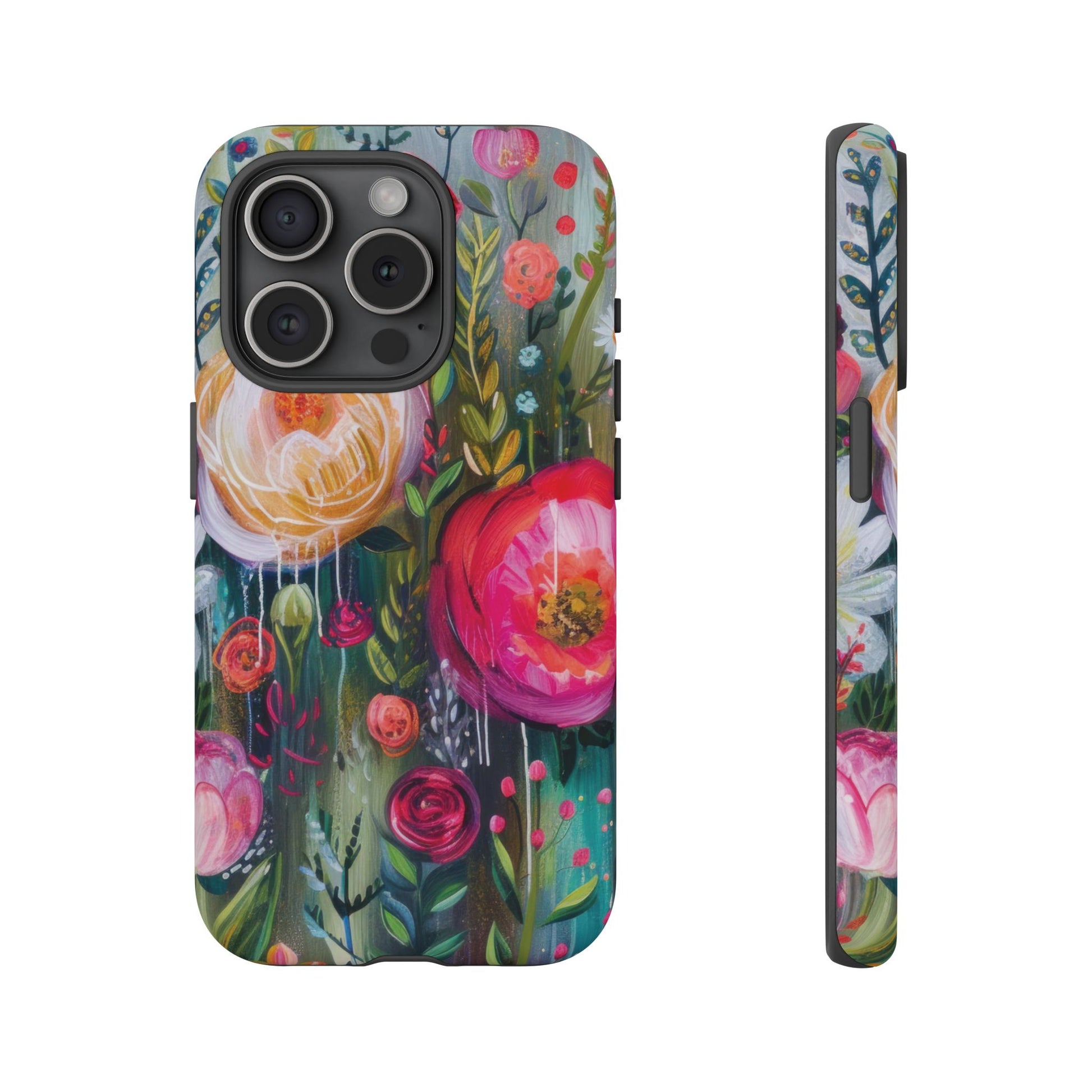 Watercolor Boho Floral Phone Case for iPhone 17 case Samsung, and Pixel | Stylish Protective Cover Gift for Her Perfect for Floral Lover