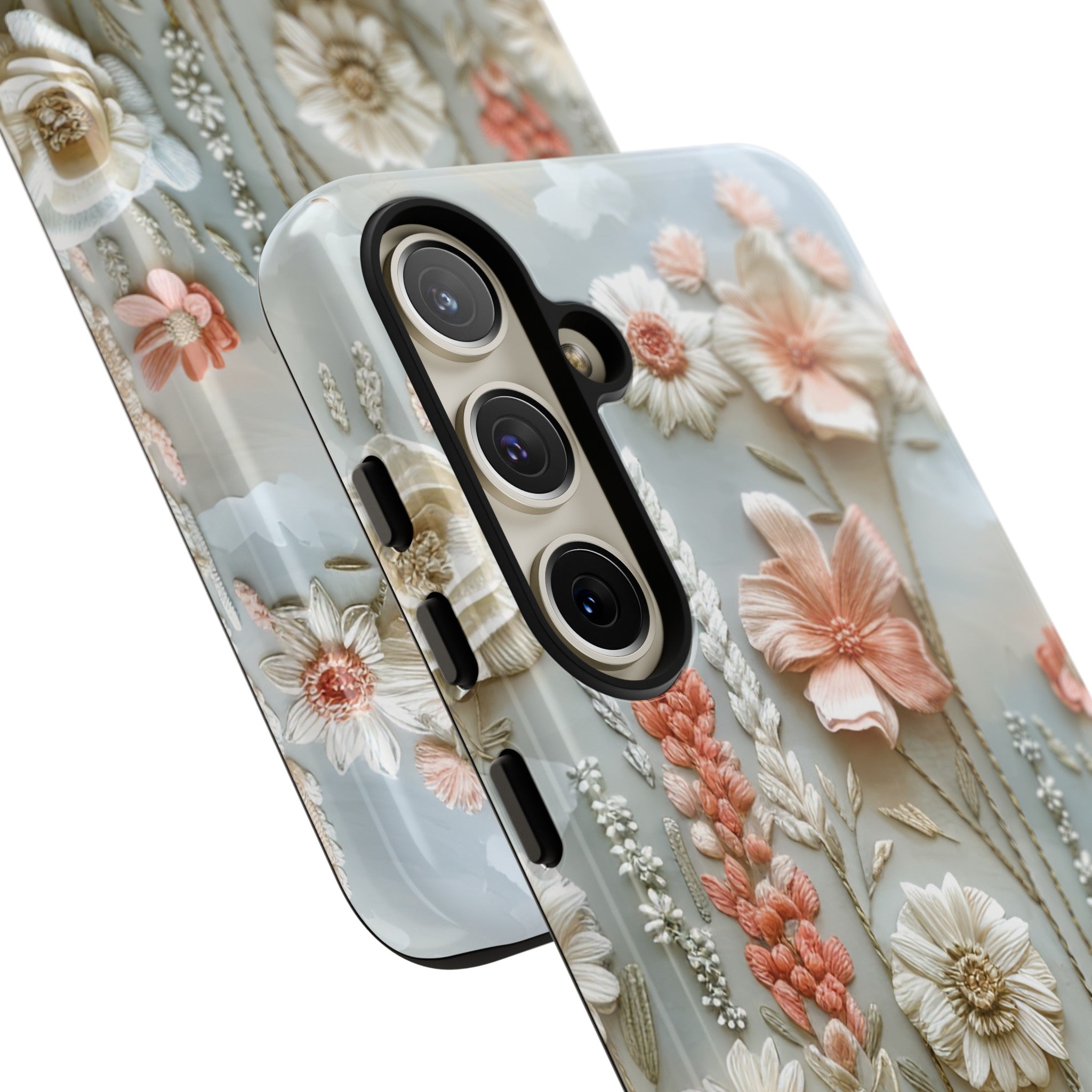 Pastel Wildflowers Protective Phone Case Gift for Her Phone 15, Samsung iPhone Samsung Gift for Her Case iPhone 15, Samsung iPhone Samsung Accessory Gift for Her