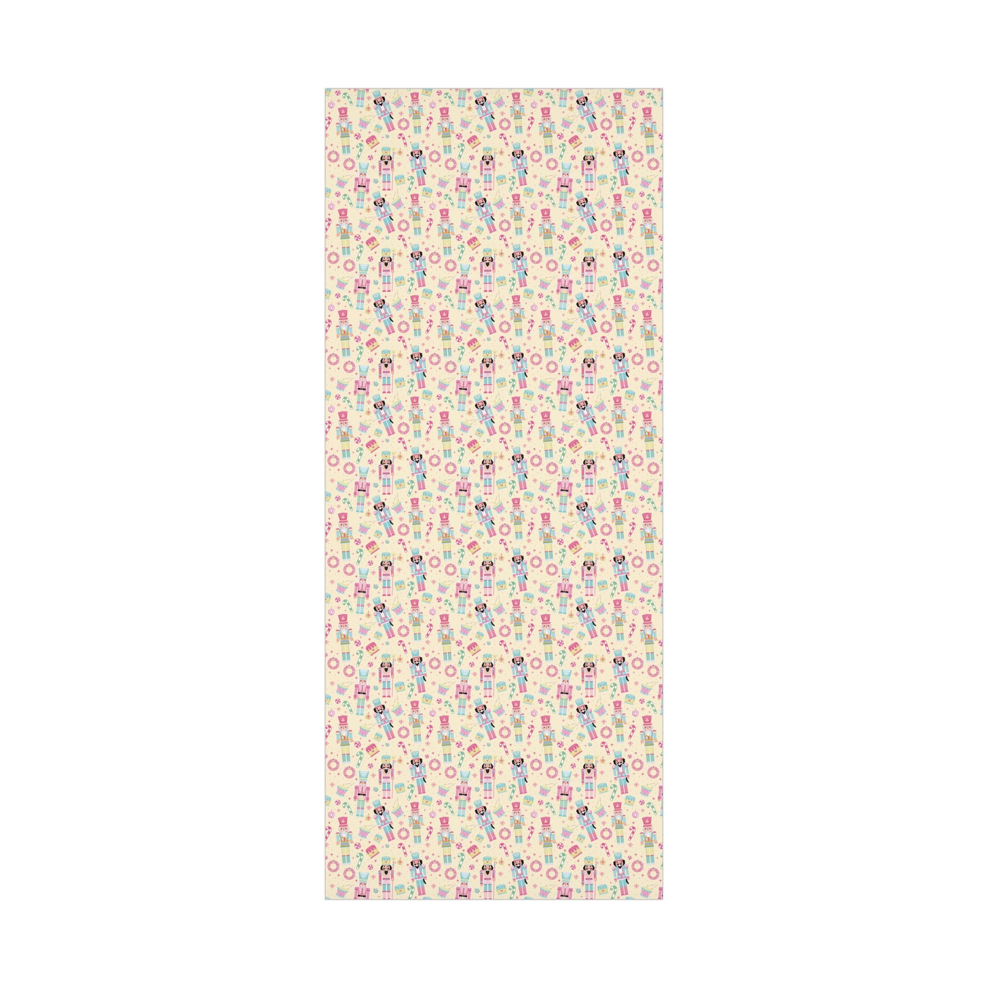 Yellow Festive Nutcracker Wrapping Paper | Vibrant Holiday Gift Wrap with Classic Nutcracker Design | Perfect for Christmas Presents Gifts Moms - MRSBYVALLE