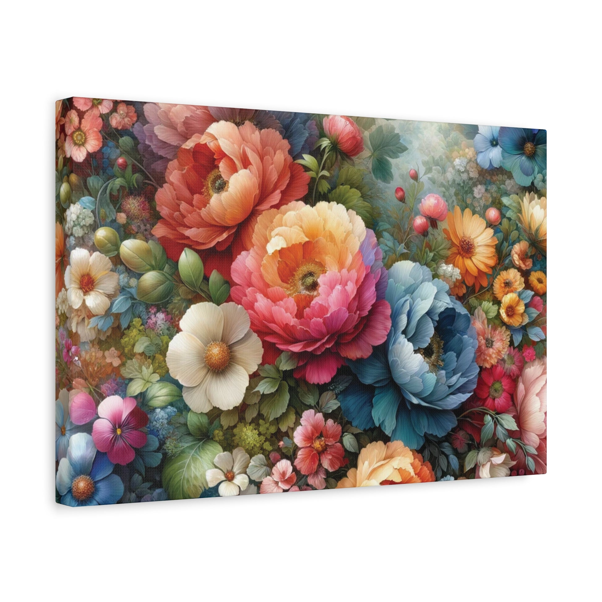 Timeless Floral Elegance High-Quality Matte Canvas Art, Ready to Hang Perfect for Home Decor, Mother's Day, Birthday Gift, Housewarming New House Decor.