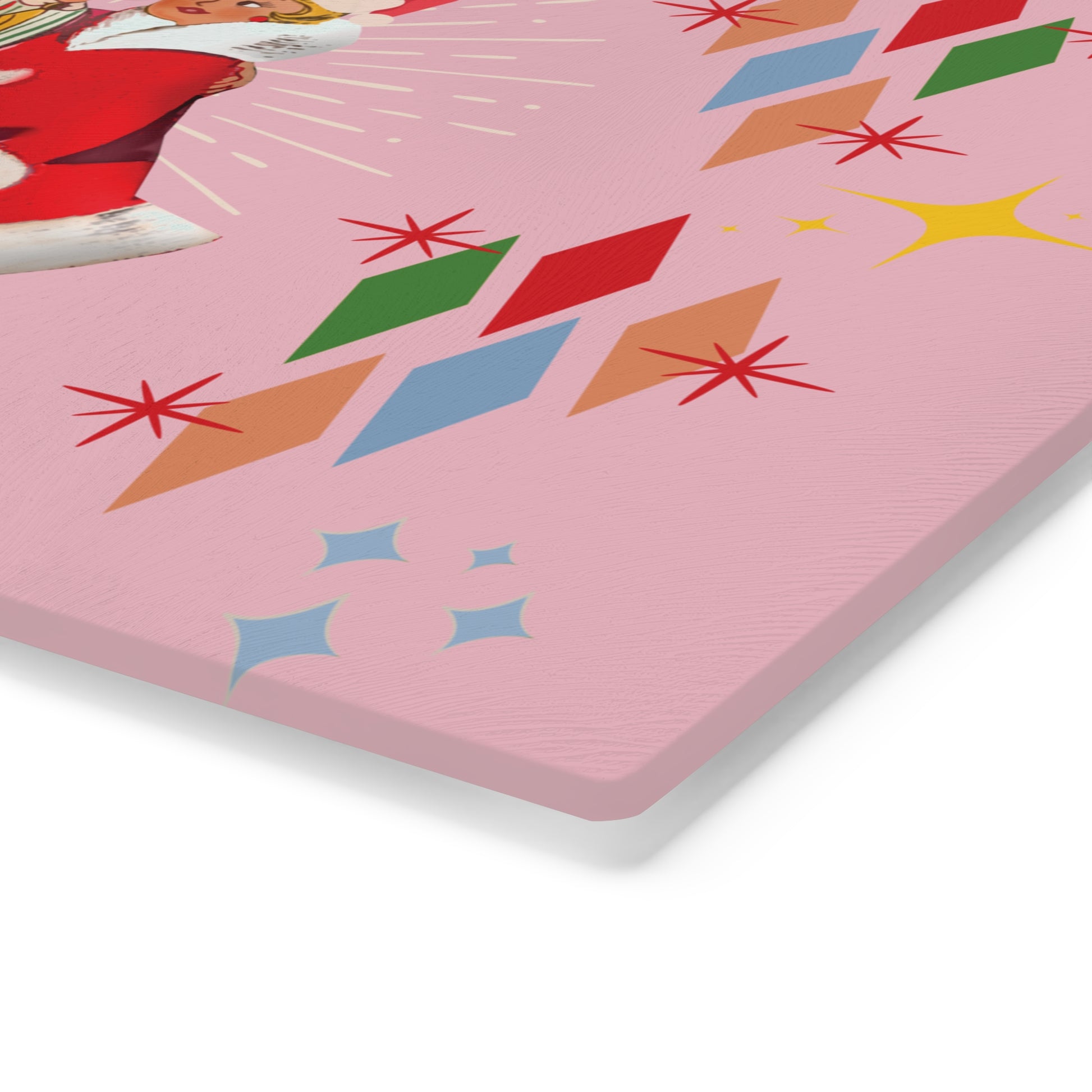 Glass Cutting Board Retro 50s Retro Elegance1950s Franciscan Diamond Starburst Kitschy Christmas Vintage MCM Kitchen Decor with Elegant Design, Housewarming, New House Gift - MRSBYVALLE