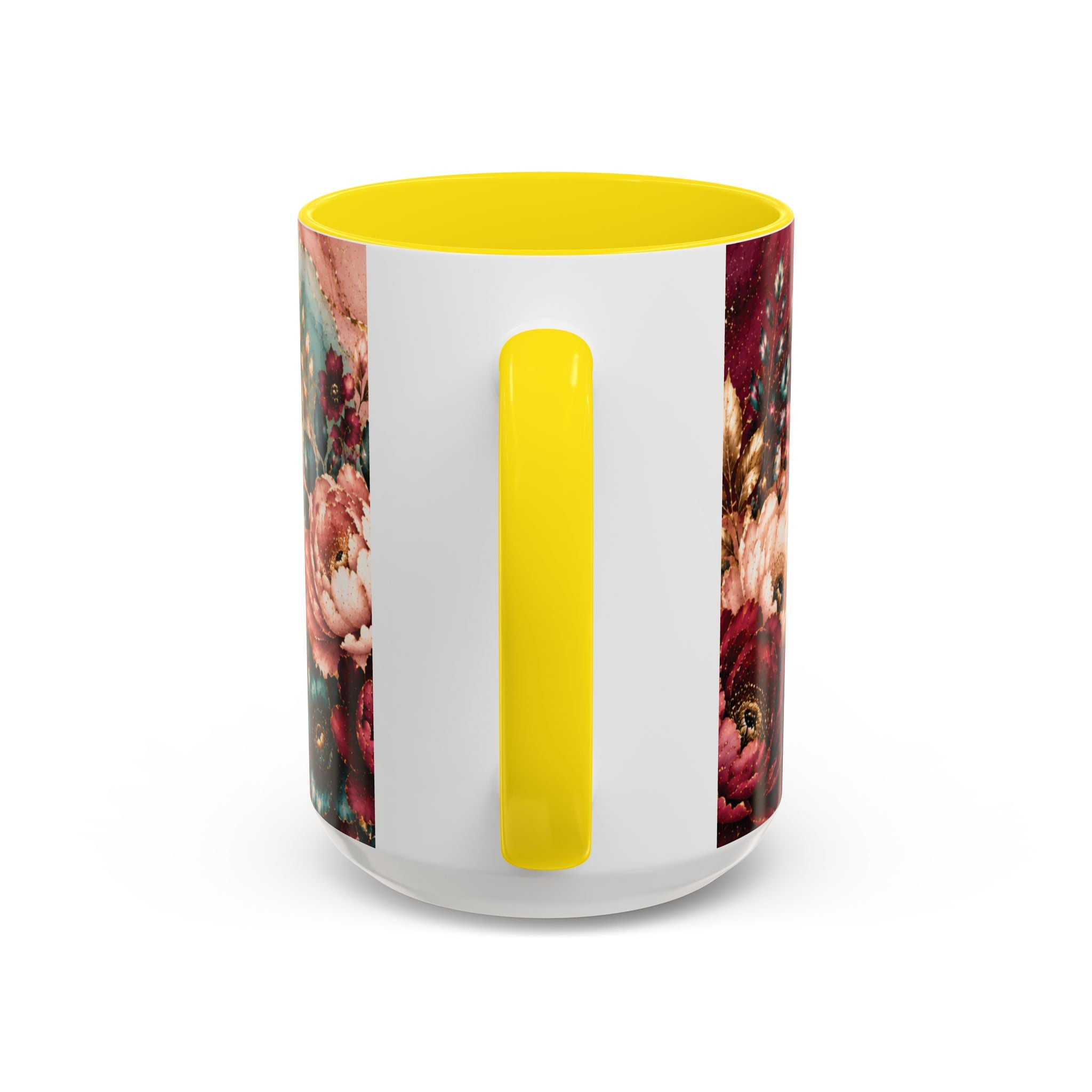 Personalized Name Mug for Women, Inspirational Color Handle Coffee Mug, 11 oz or 15 oz Gift for Her