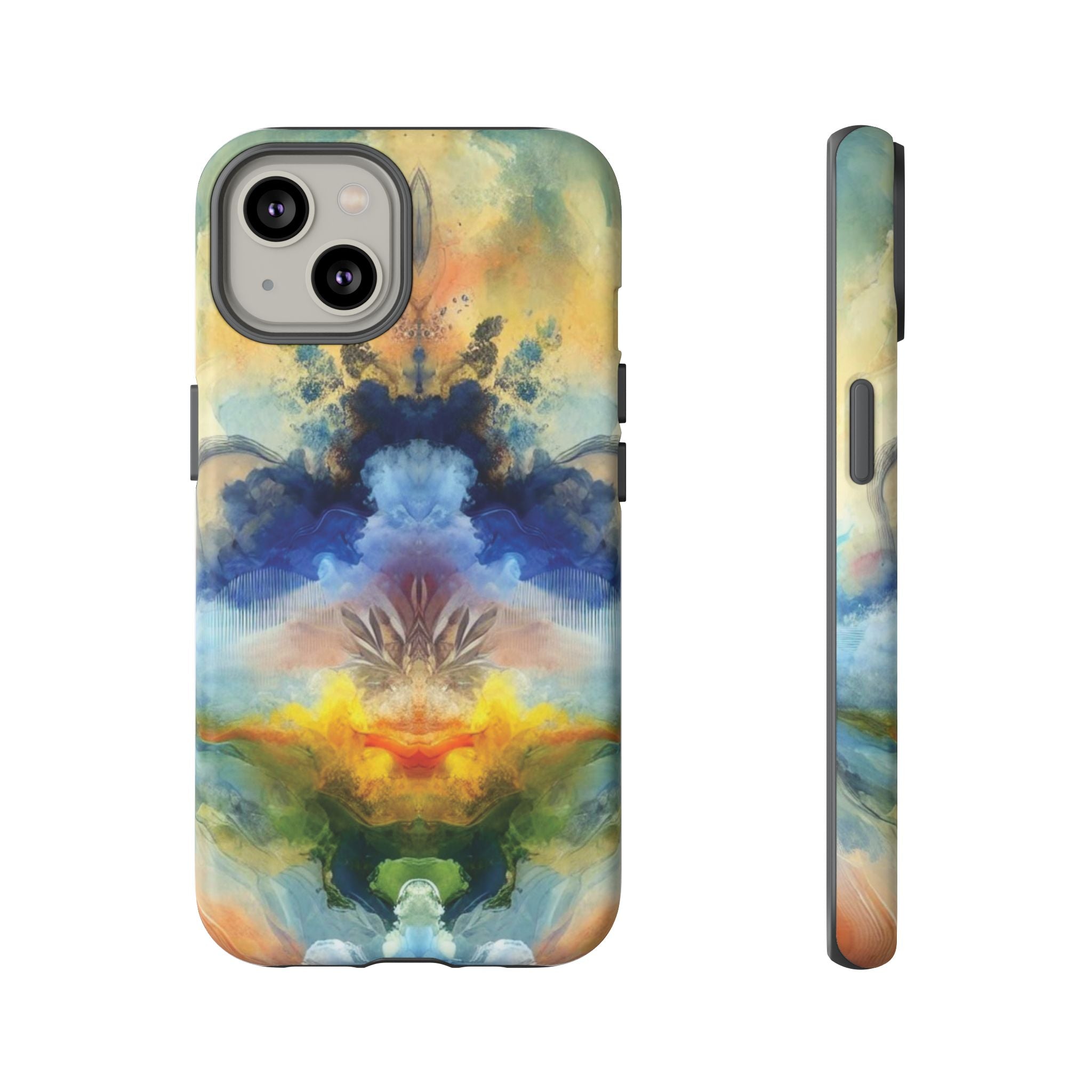 Modern Watercolor Abstract Phone Case Compatible with iPhone, Samsung & More - Stylish, Durable Protection with Vibrant Artistic Design Perfect Gift for Her