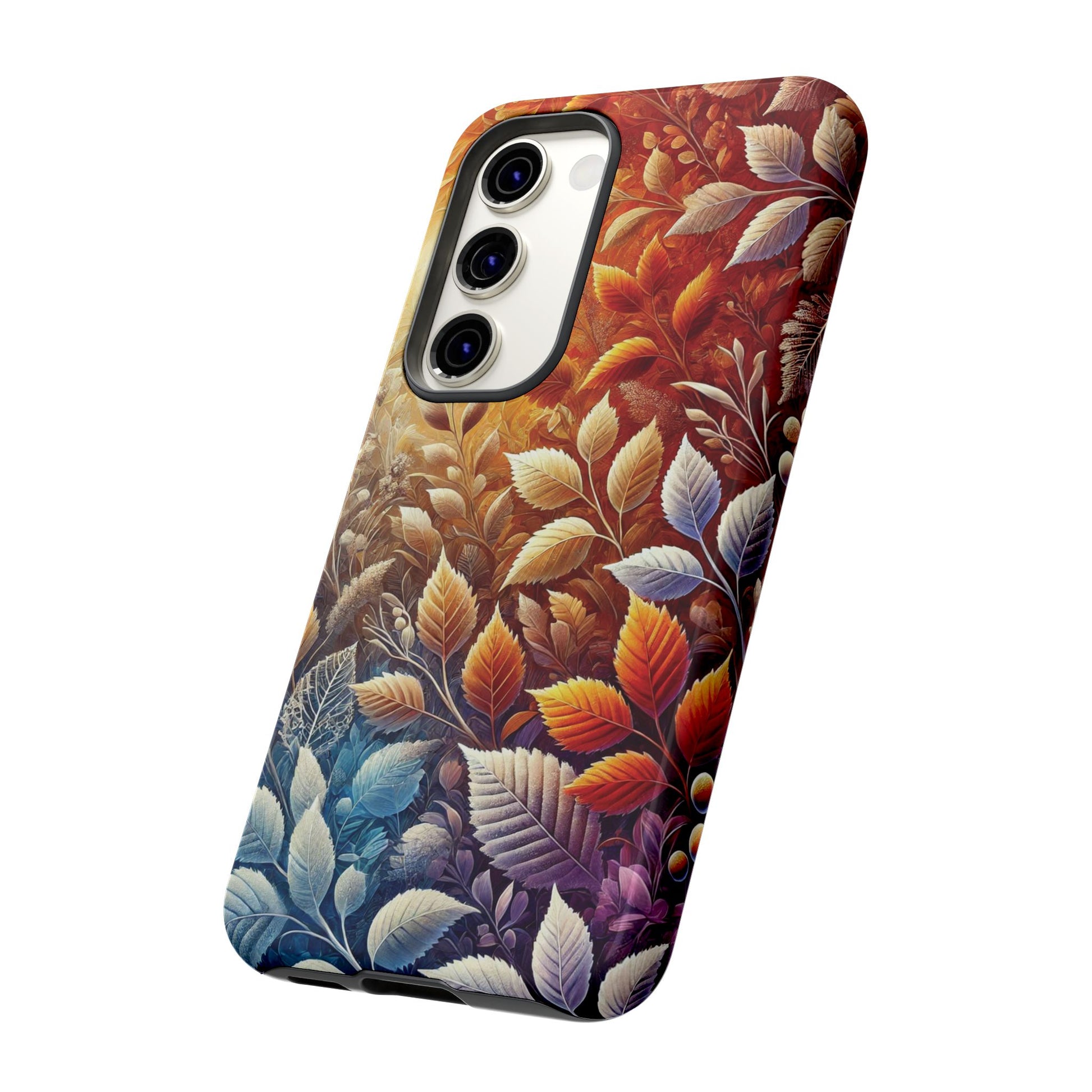 Beautiful Colorful Leaves Phone Case Vibrant Autumn Design for iPhone & Samsung, Durable Protection with Eye Catching Style, Perfect for Nature Lovers & Seasonal Charm Gift for Her