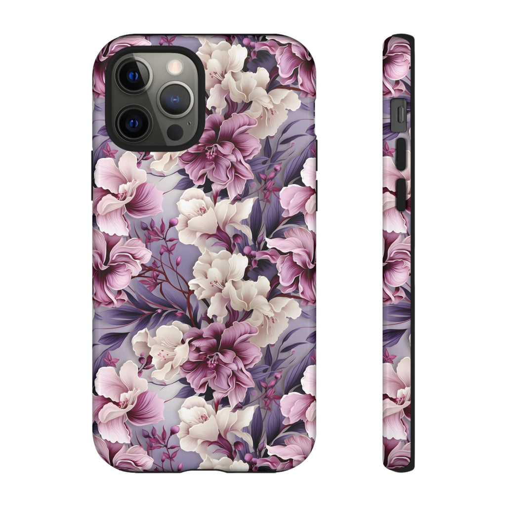 Lavender Flowers Protective Phone Case Gift for Her Phone 15, Samsung iPhone Samsung Gift for Her Case iPhone 15, Samsung