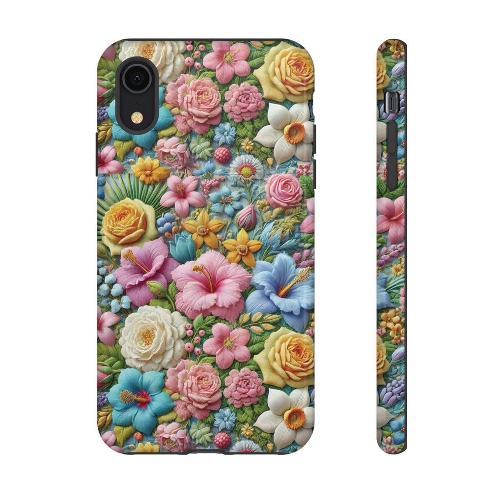 Elegant Pastel Flower Phone Case – Beautiful Floral Design, Durable Protection for Your Device, Stylish and Lightweight, Perfect Gift for Flower Lovers