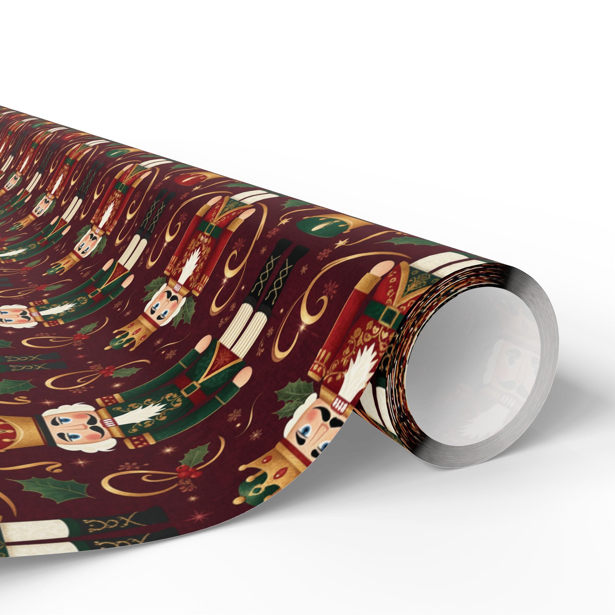 Papiers cadeaux de Noël Casse-Noisette, Papier cadeau de Noël, Papier cadeau de fêtes élégant, Papier cadeau Casse-Noisette, Papier cadeau festif, Papier cadeau de saison