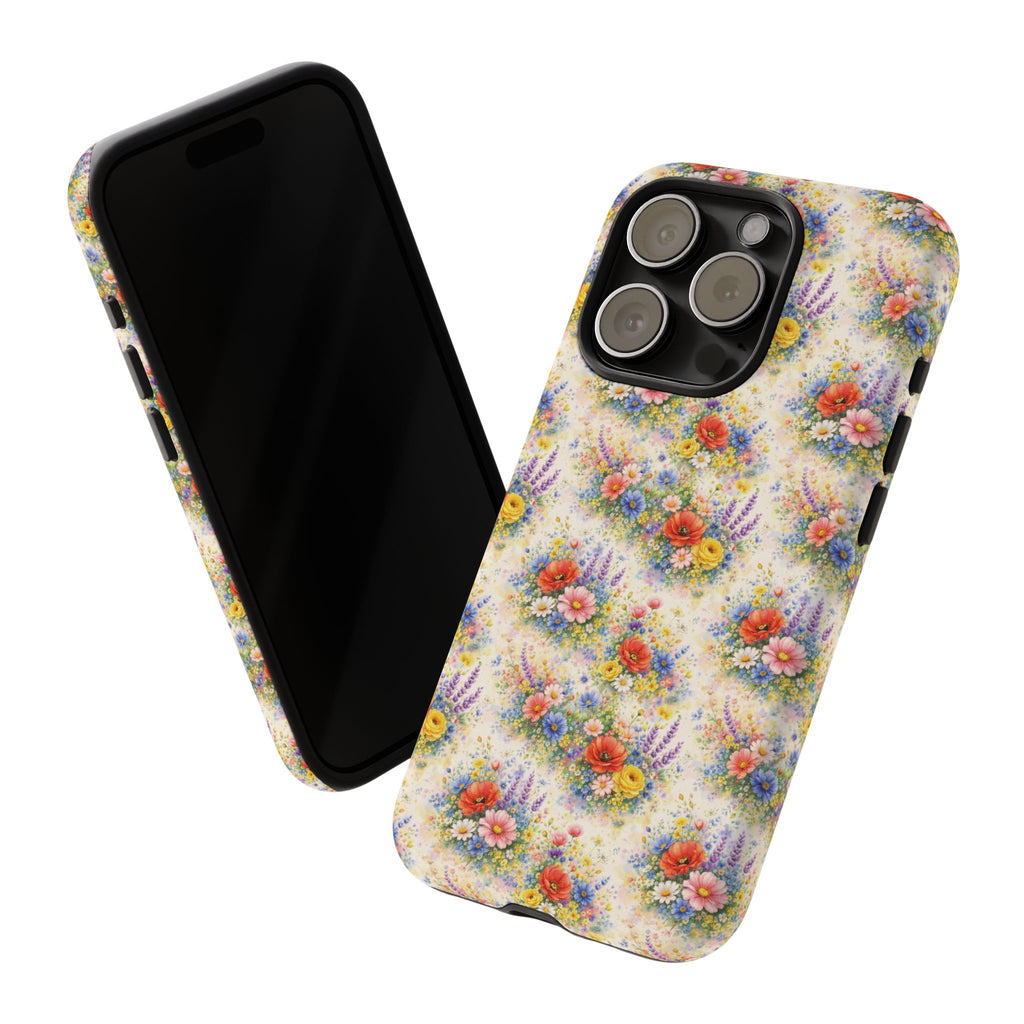 Watercolor Wildflowers Phone Case — Tough Cases