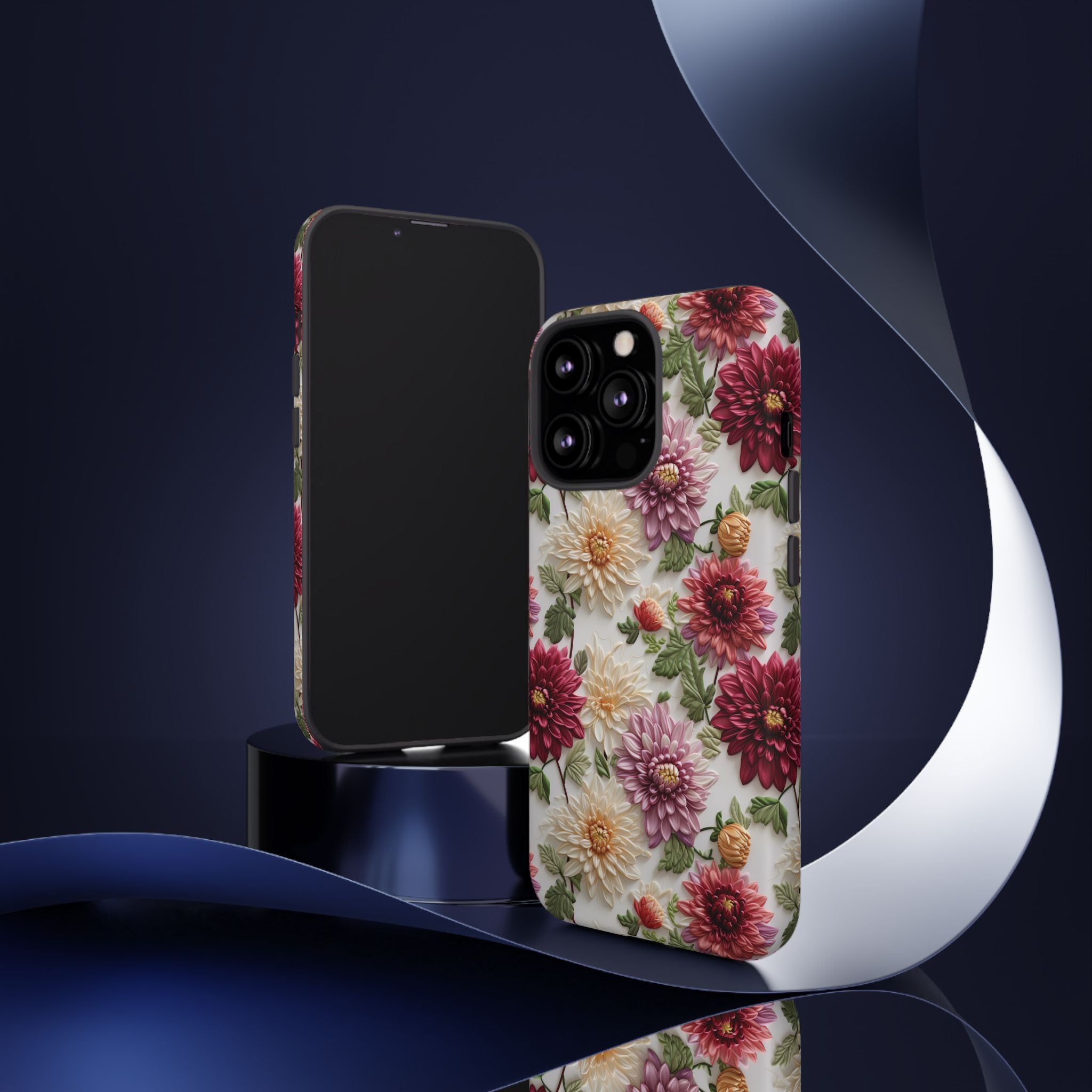 Floral Fall Phone Case for iPhone 16 pro15 14 13 12  21 23 Samsung, and Pixel | Stylish Protective Cover Gift for Her Perfect for Floral Lover - MRSBYVALLE