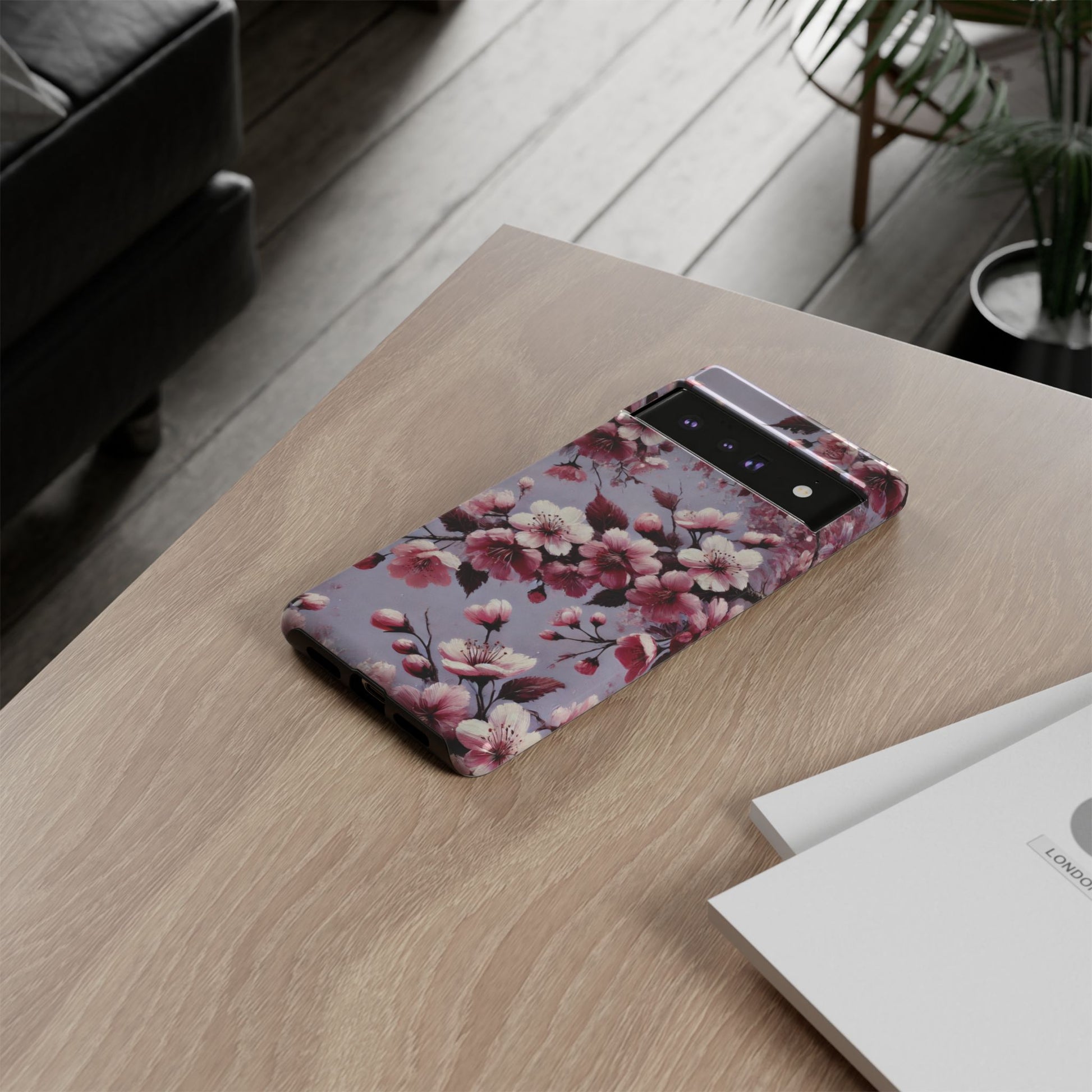 Lavender Floral Fall Phone Case for iPhone 16 pro15 14 13 12  21 23 Samsung, and Pixel | Stylish Protective Cover Gift for Her Perfect for Floral Lover - MRSBYVALLE