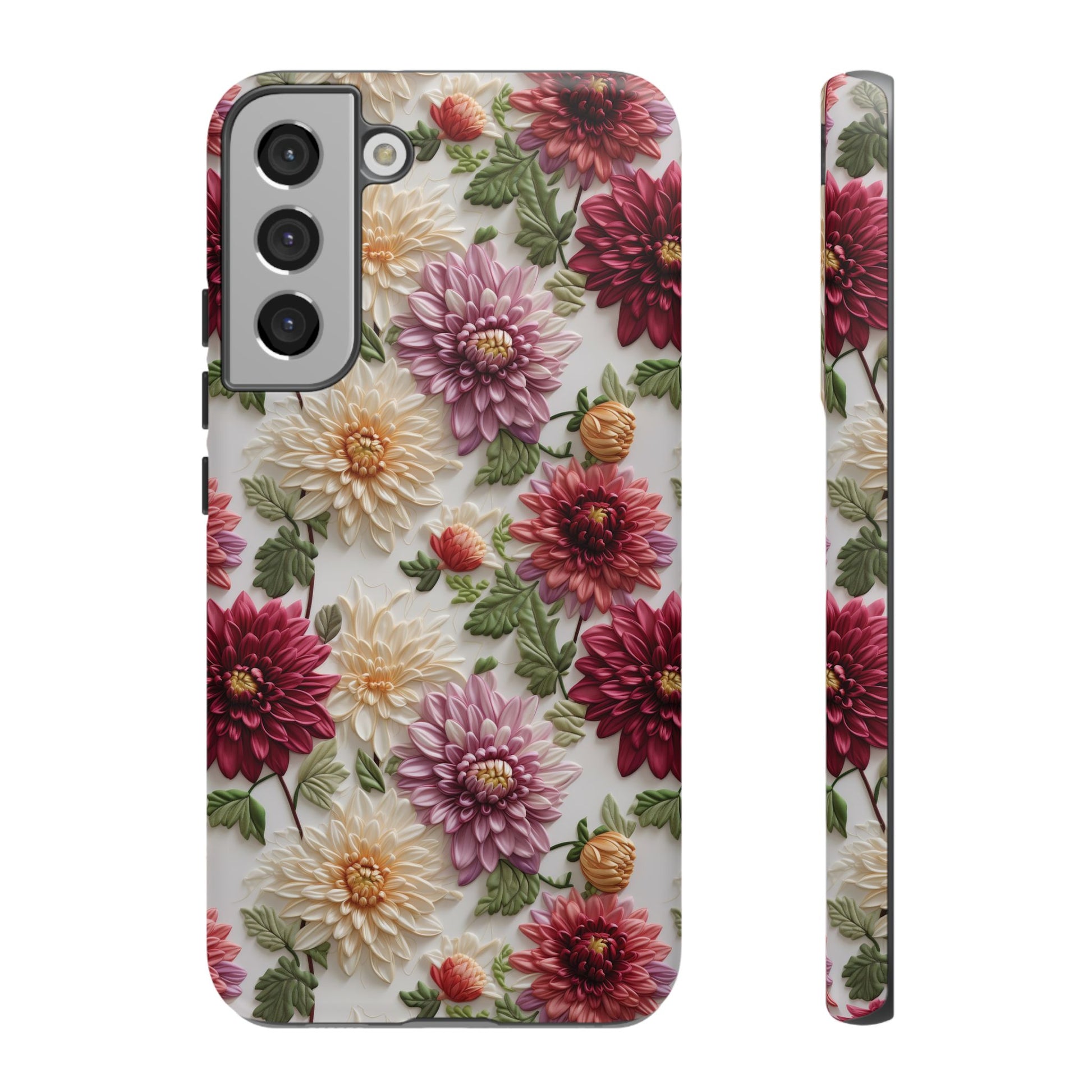 Floral Fall Phone Case for iPhone 16 pro15 14 13 12  21 23 Samsung, and Pixel | Stylish Protective Cover Gift for Her Perfect for Floral Lover