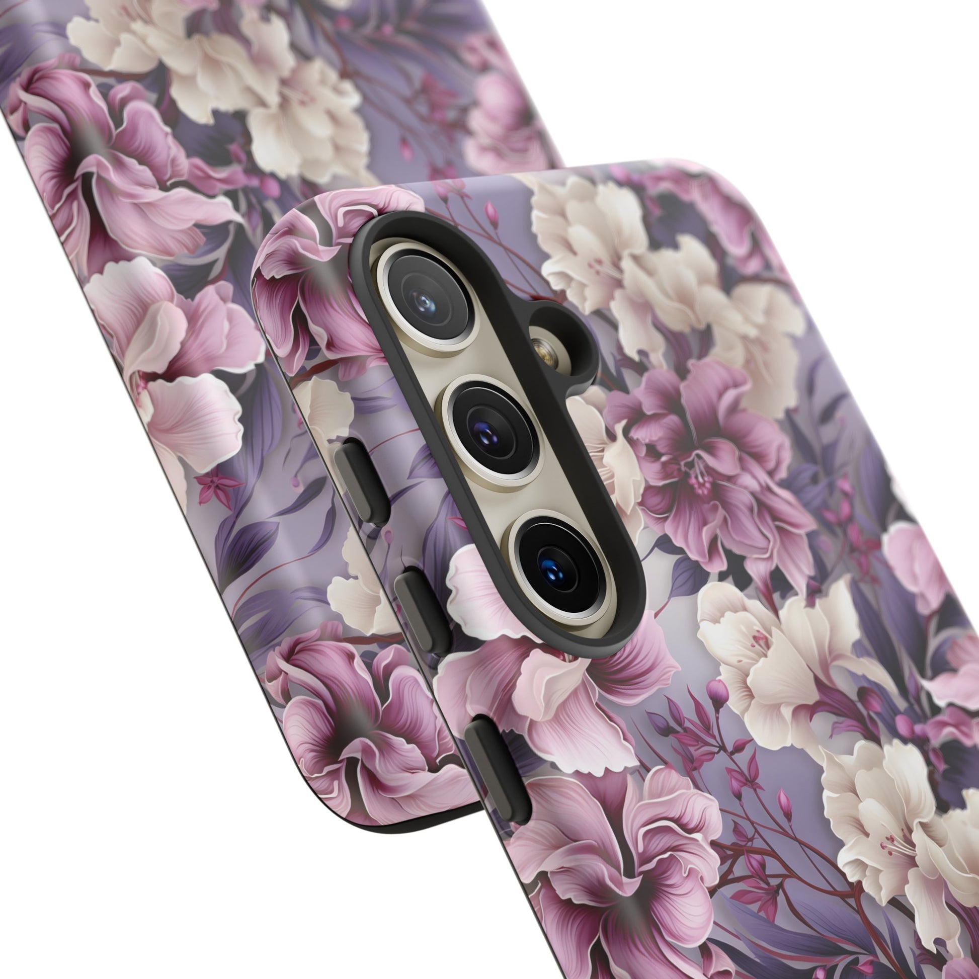 Lavender Flowers Protective Phone Case Gift for Her Phone 15, Samsung iPhone Samsung Gift for Her Case iPhone 15, Samsung