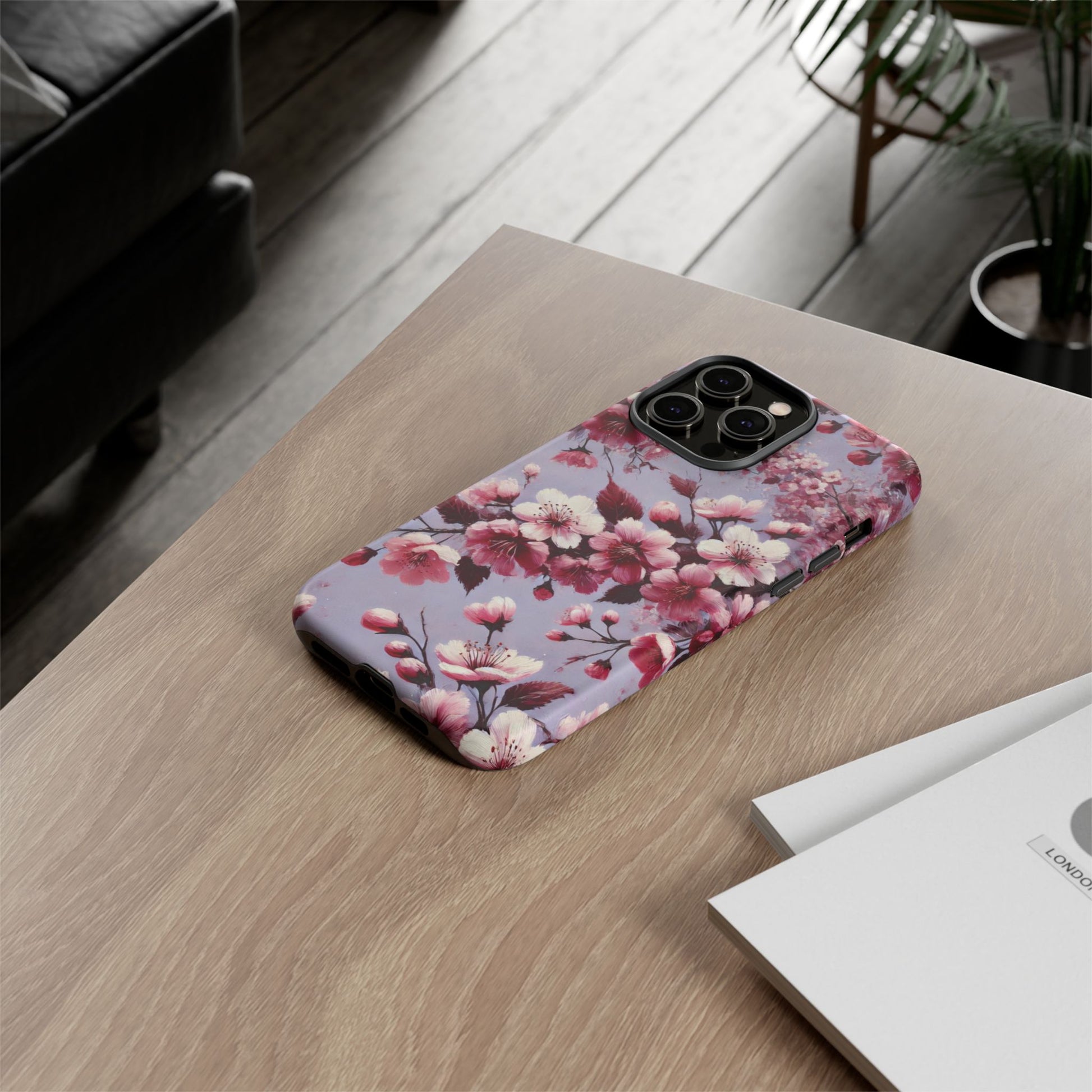 Lavender Floral Fall Phone Case for iPhone 16 pro15 14 13 12  21 23 Samsung, and Pixel | Stylish Protective Cover Gift for Her Perfect for Floral Lover - MRSBYVALLE