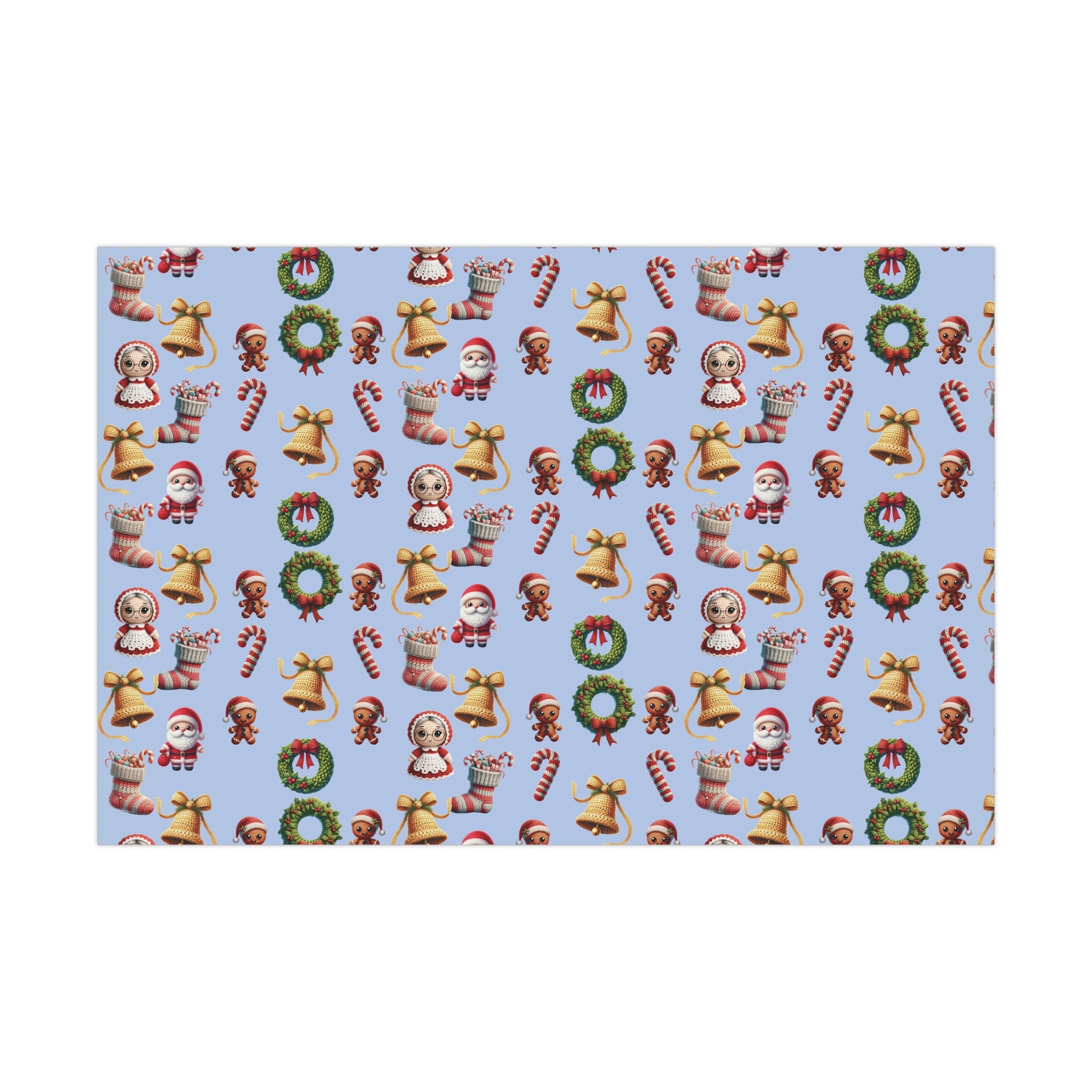 Christmas 3D Illusion Boho Wrapping Paper Stylish Holiday Gift Wrap with Festive Design | Premium Quality, Easy to Cut & Fold | Perfect for Christmas Presents - MRSBYVALLE