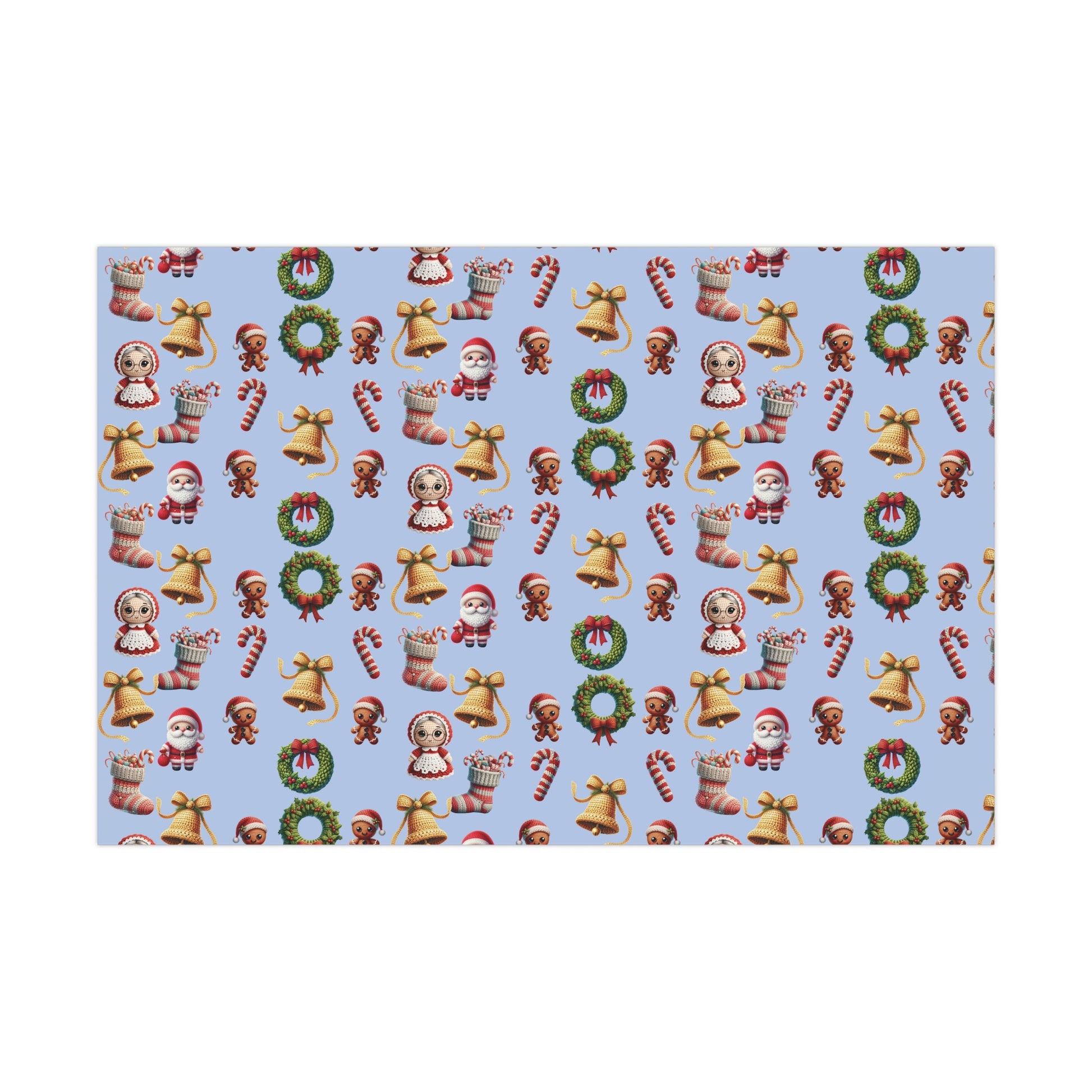 Christmas 3D Illusion Boho Wrapping Paper Stylish Holiday Gift Wrap with Festive Design | Premium Quality, Easy to Cut & Fold | Perfect for Christmas Presents - MRSBYVALLE