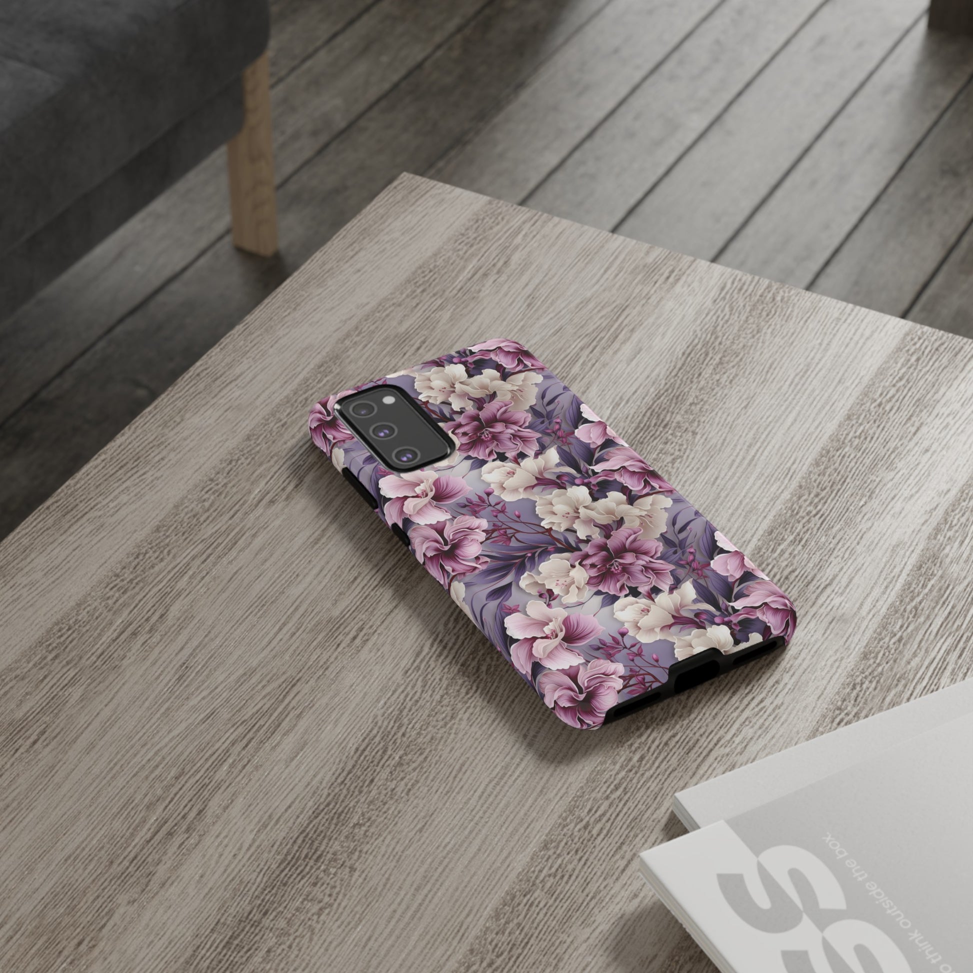 Lavender Flowers Protective Phone Case Gift for Her Phone 15, Samsung iPhone Samsung Gift for Her Case iPhone 15, Samsung
