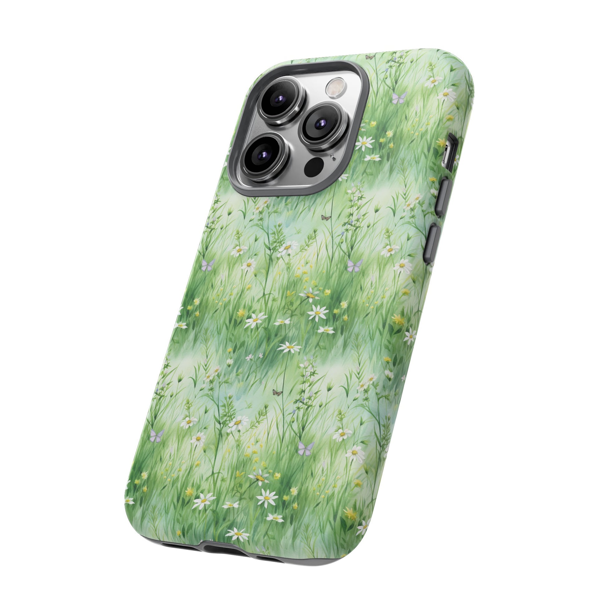 Beautiful Watercolor Grassing Daisy Boho Chic Design Phone Case Protective Cover for All Models Gift for Mom Accessory Gift for Her