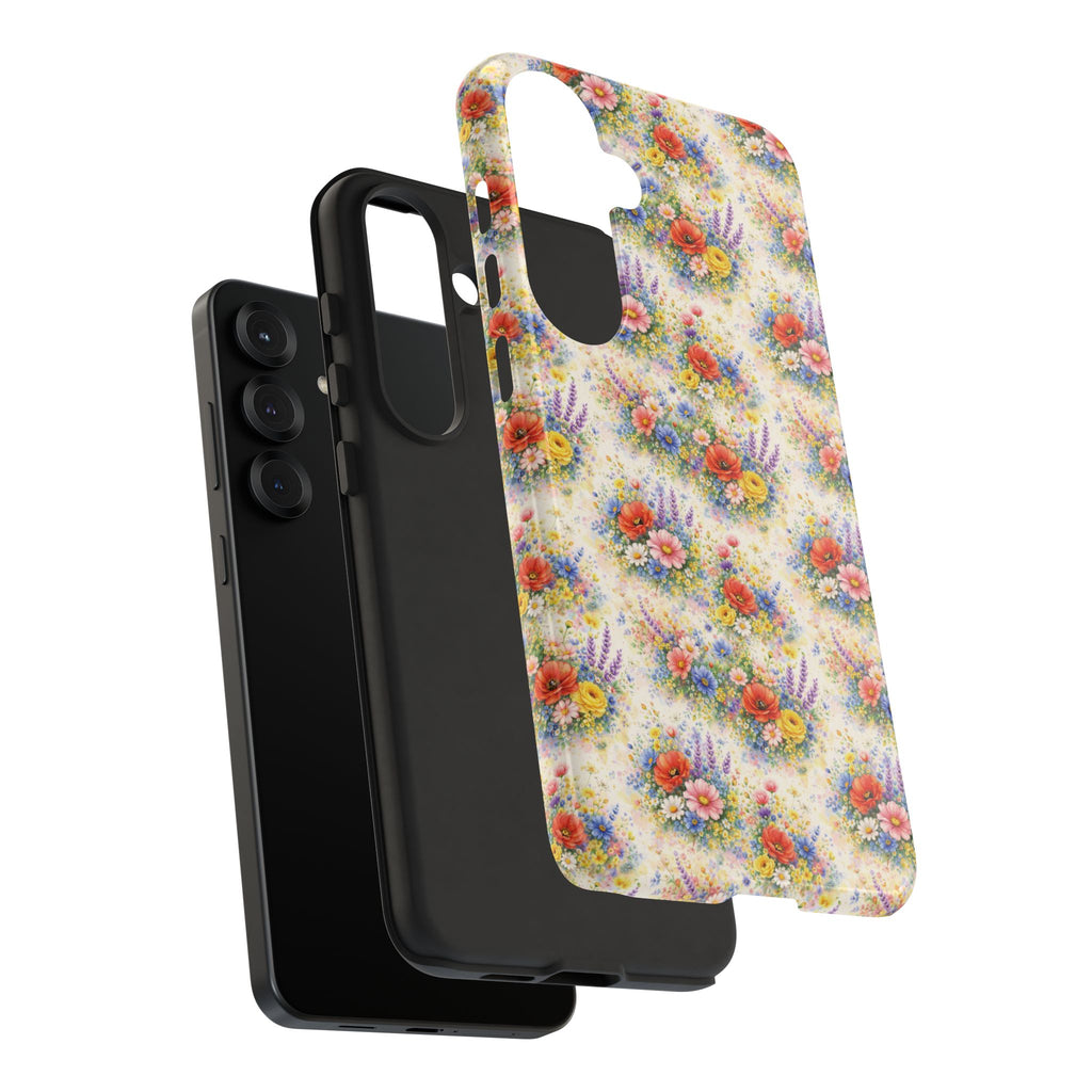 Watercolor Wildflowers Phone Case — Tough Cases