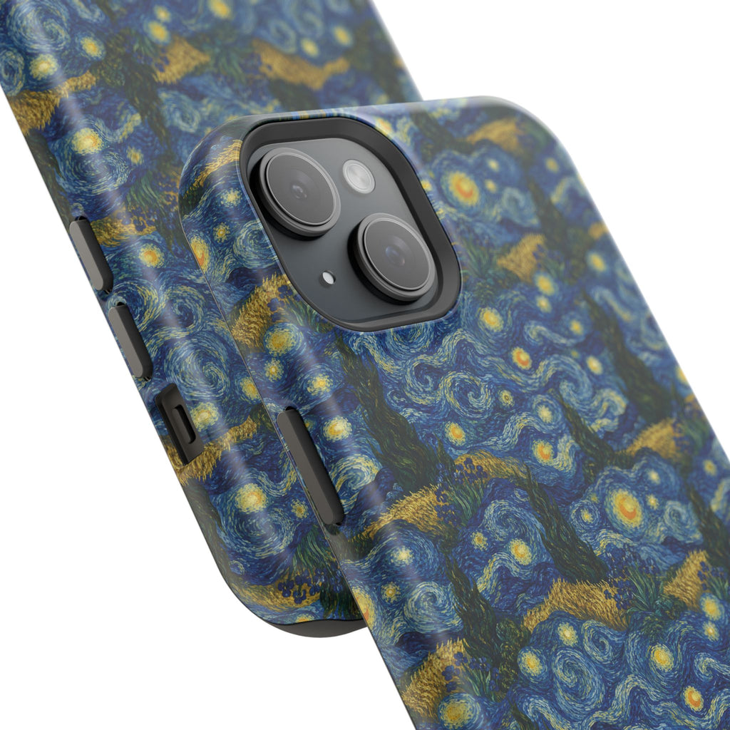 Van Gogh Illusion Magnetic Phone Case — Elegant Impact‑Resistant Art Lover Design