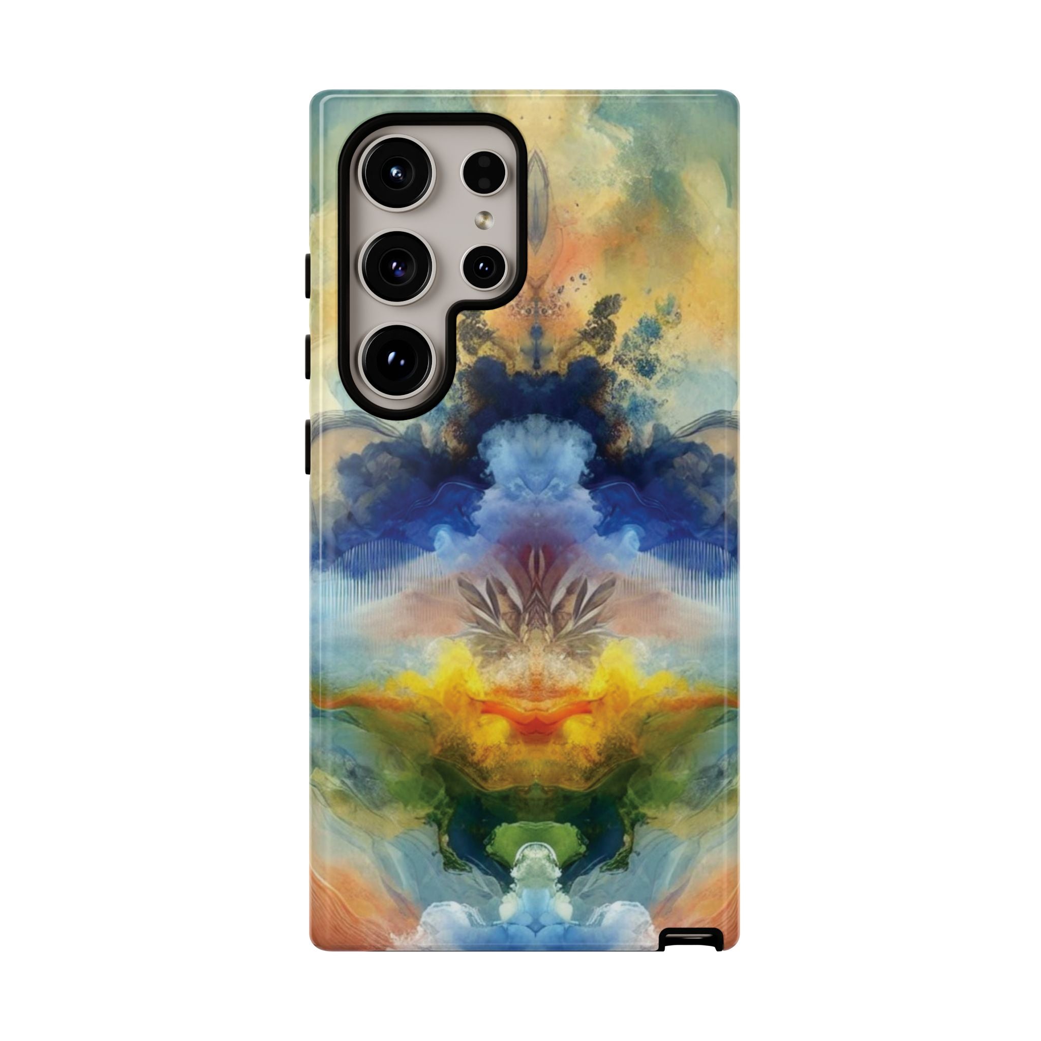 Modern Watercolor Abstract Phone Case Compatible with iPhone, Samsung & More - Stylish, Durable Protection with Vibrant Artistic Design Perfect Gift for Her