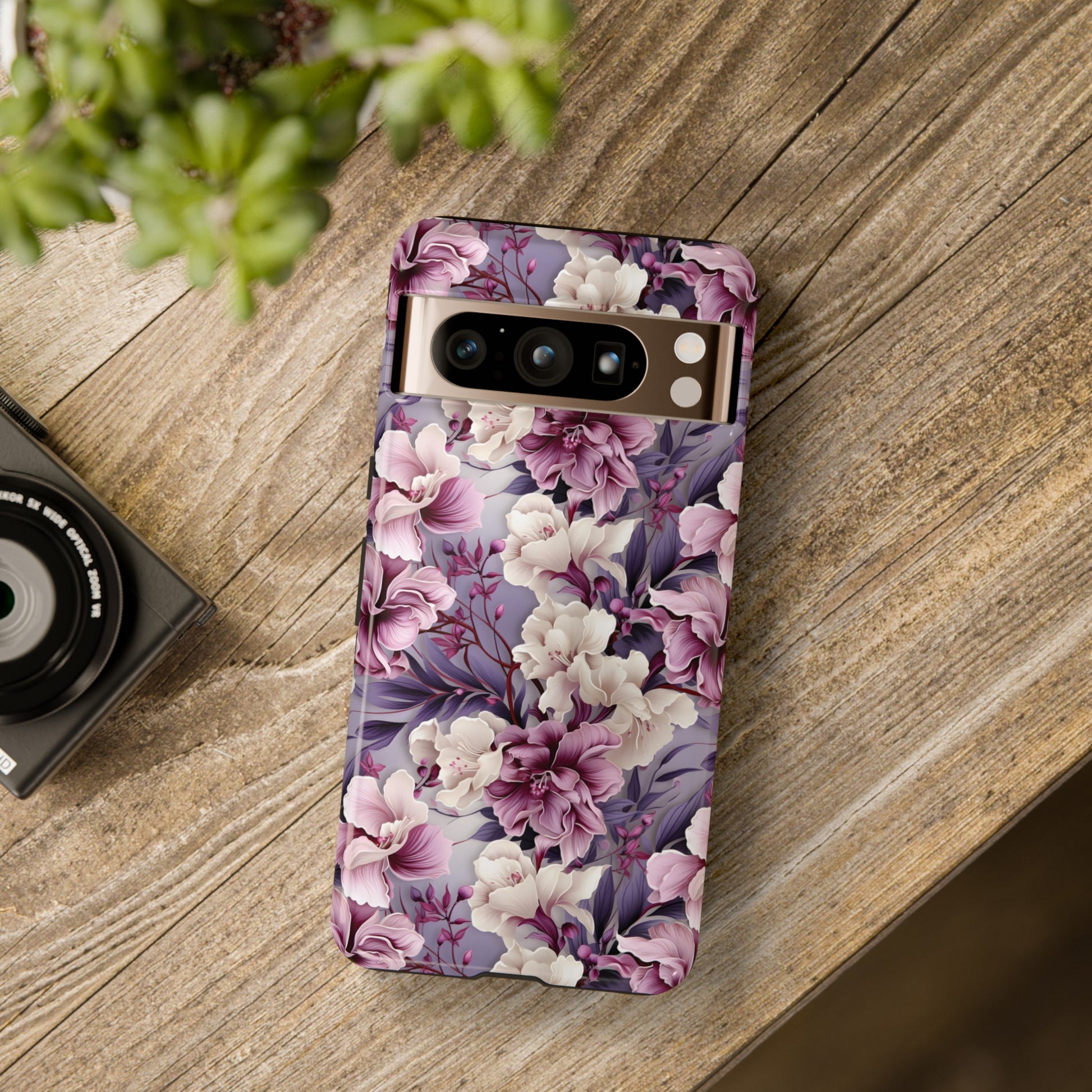 Lavender Flowers Protective Phone Case Gift for Her Phone 15, Samsung iPhone Samsung Gift for Her Case iPhone 15, Samsung