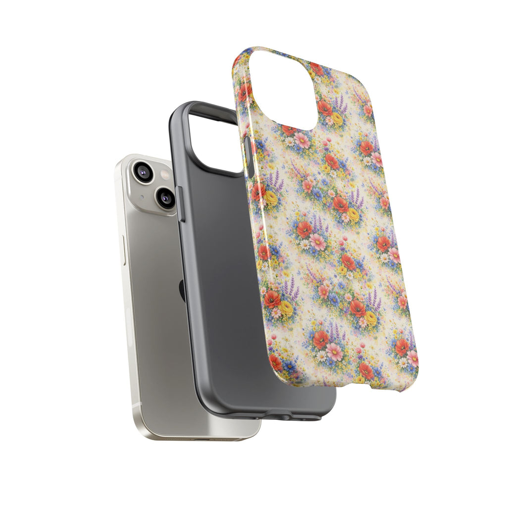 Watercolor Wildflowers Phone Case — Tough Cases