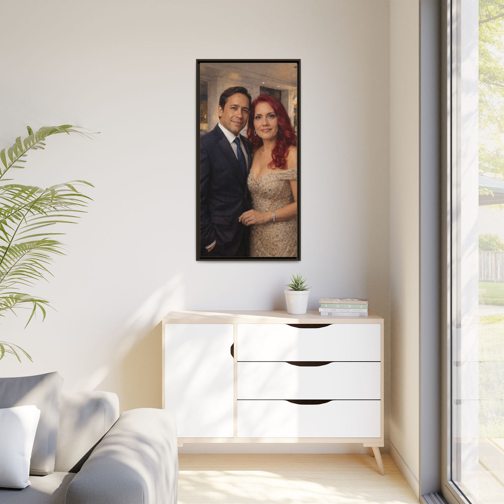 Custom Oil Painting Illusion Canvas – Luxury Portrait Art