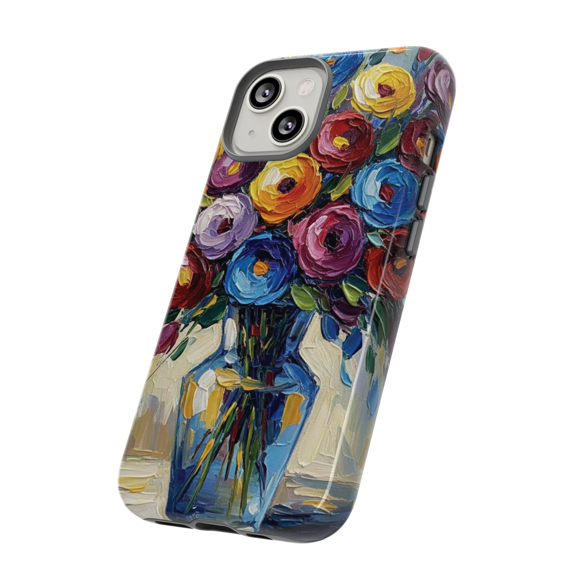 Floral Luxury Oil Painting Illusion Tough Case — Floral Art Phone Case for Art Lovers