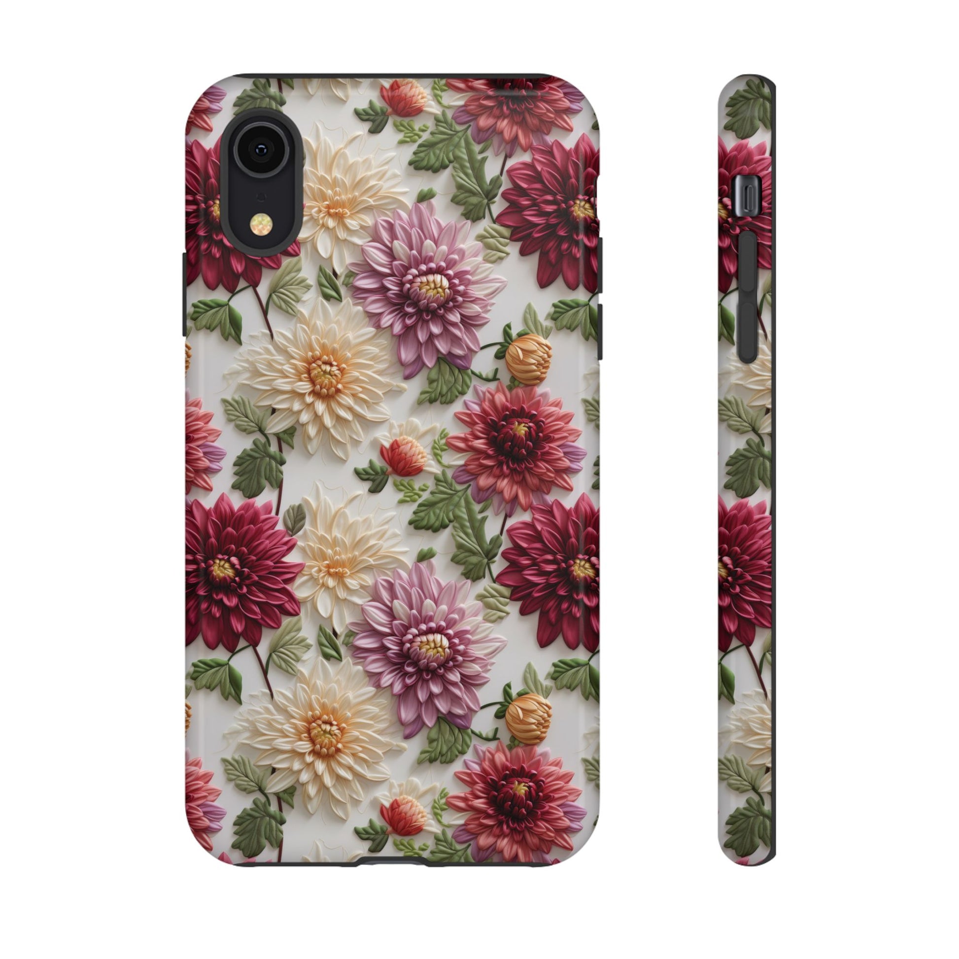 Floral Fall Phone Case for iPhone 16 pro15 14 13 12  21 23 Samsung, and Pixel | Stylish Protective Cover Gift for Her Perfect for Floral Lover - MRSBYVALLE