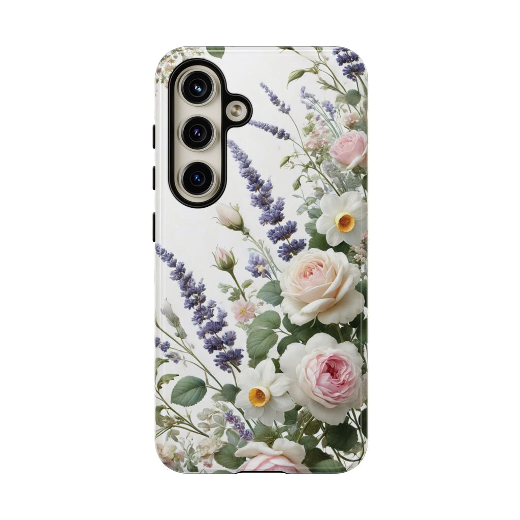 Boho Floral Fall Phone Case for iPhone 17,16  21 23 Samsung, and Pixel | Stylish Protective Cover Gift for Her Perfect for Floral Lover