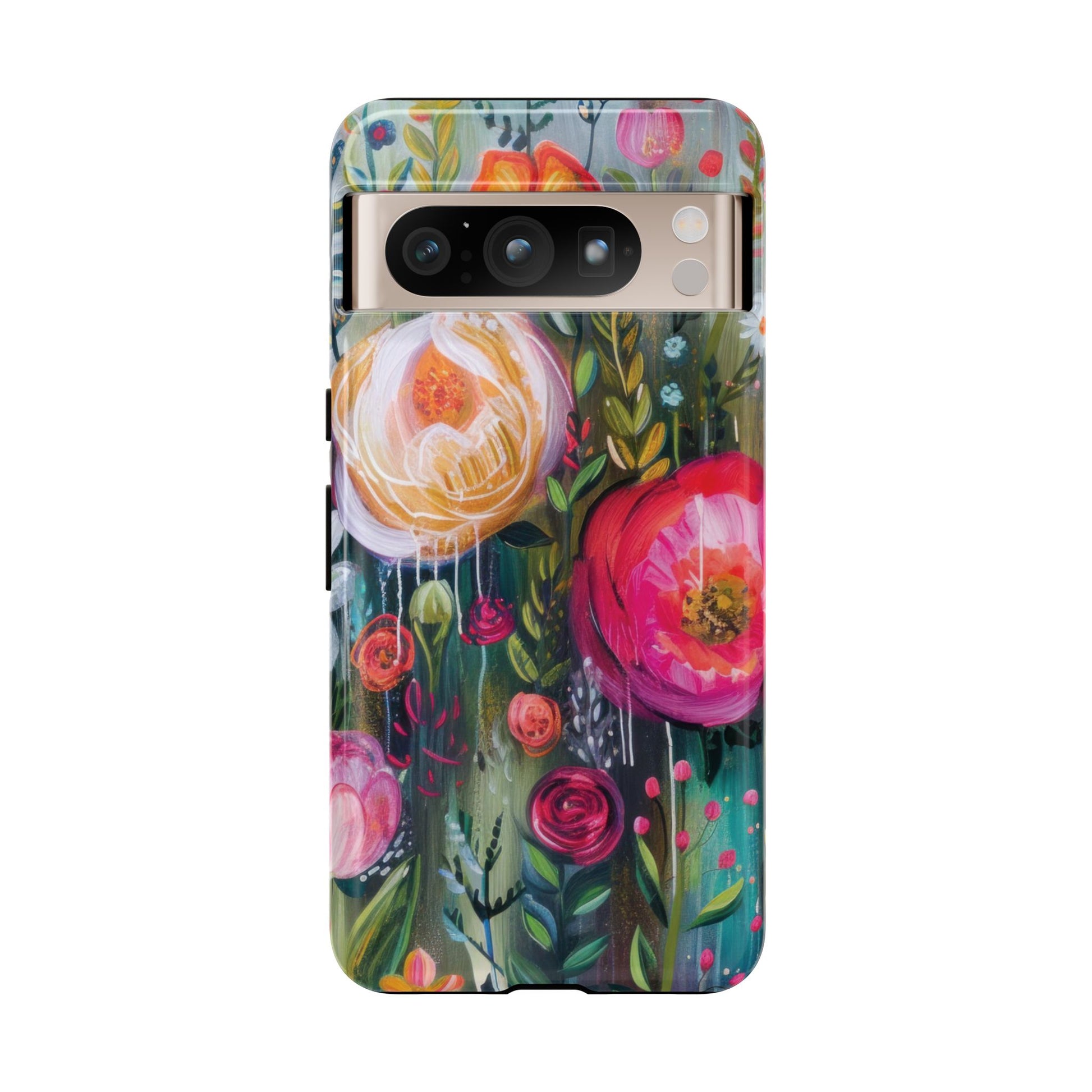 Watercolor Boho Floral Phone Case for iPhone 17 case Samsung, and Pixel | Stylish Protective Cover Gift for Her Perfect for Floral Lover